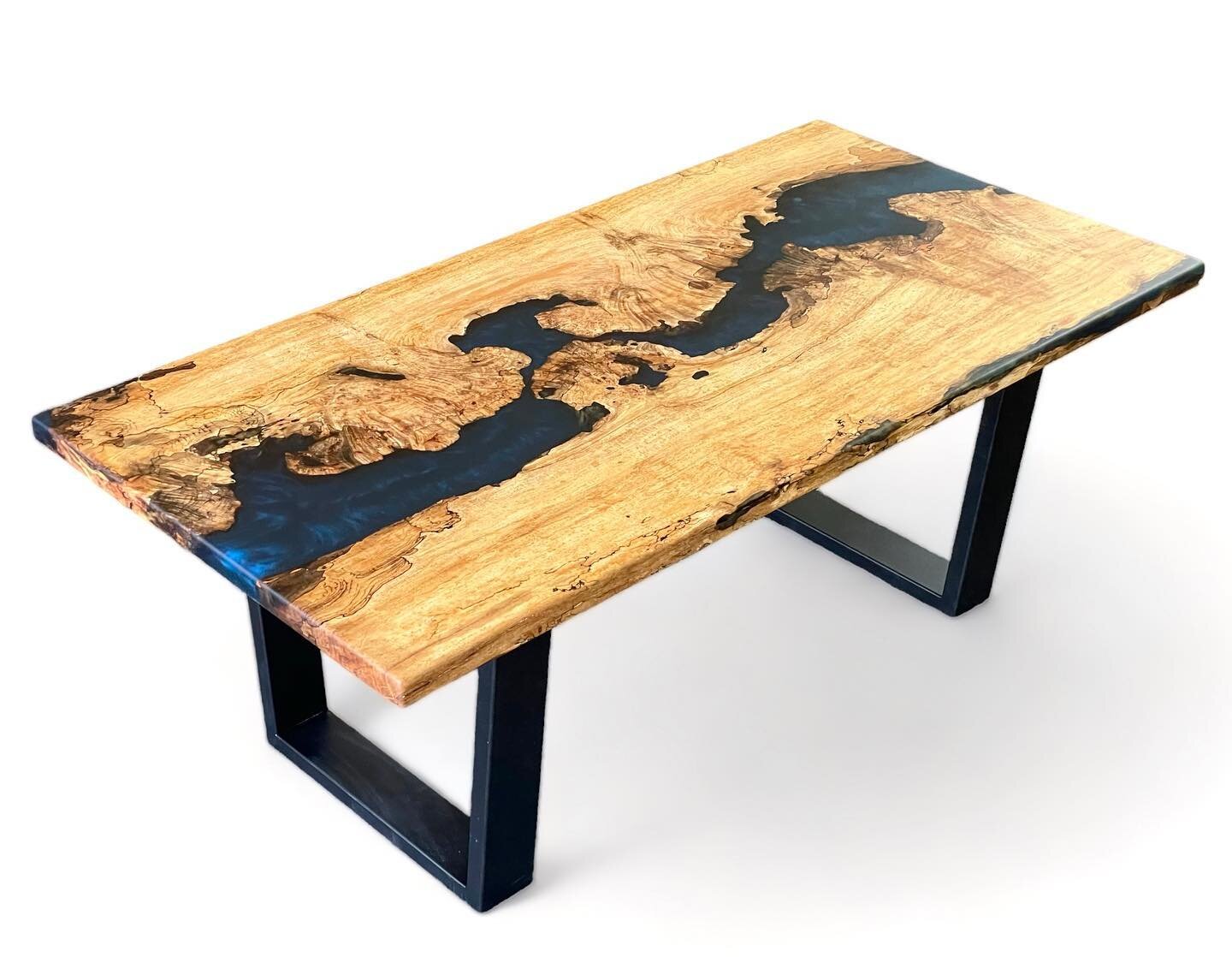 Maple burl river cocktail table. 🍁