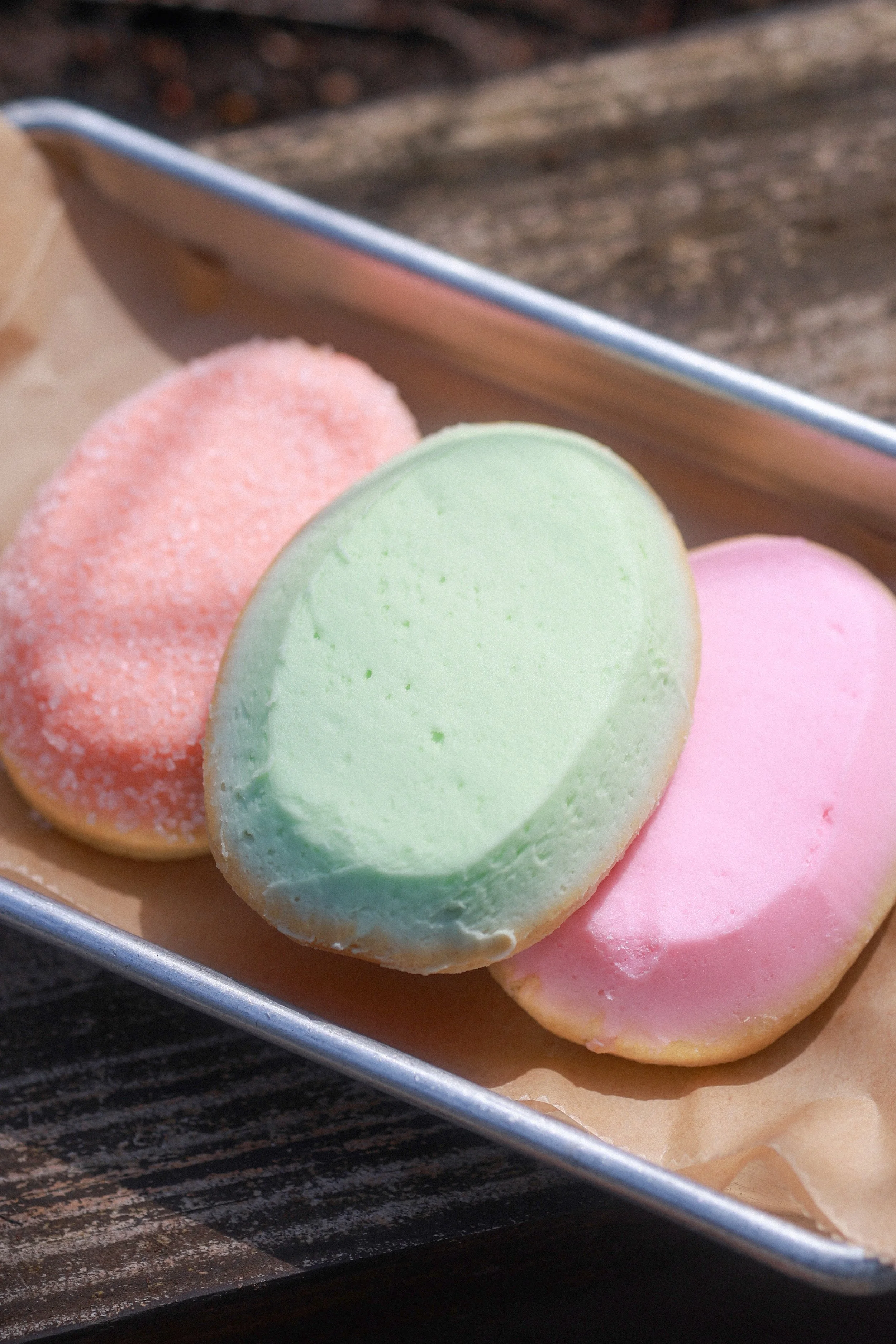 Frosted Sugar Easter Egg Cookies