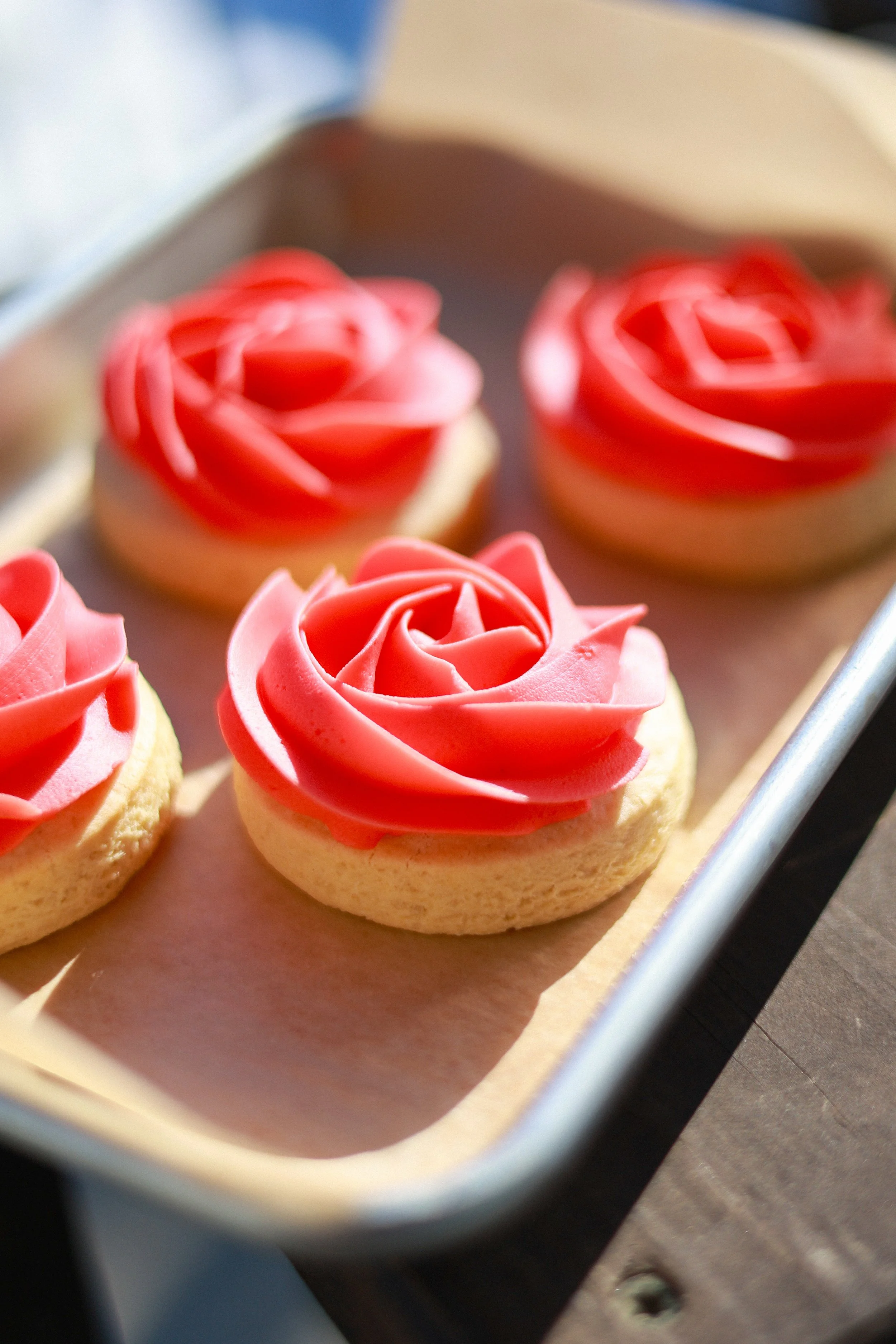 Mini Frosted Sugar Cookies