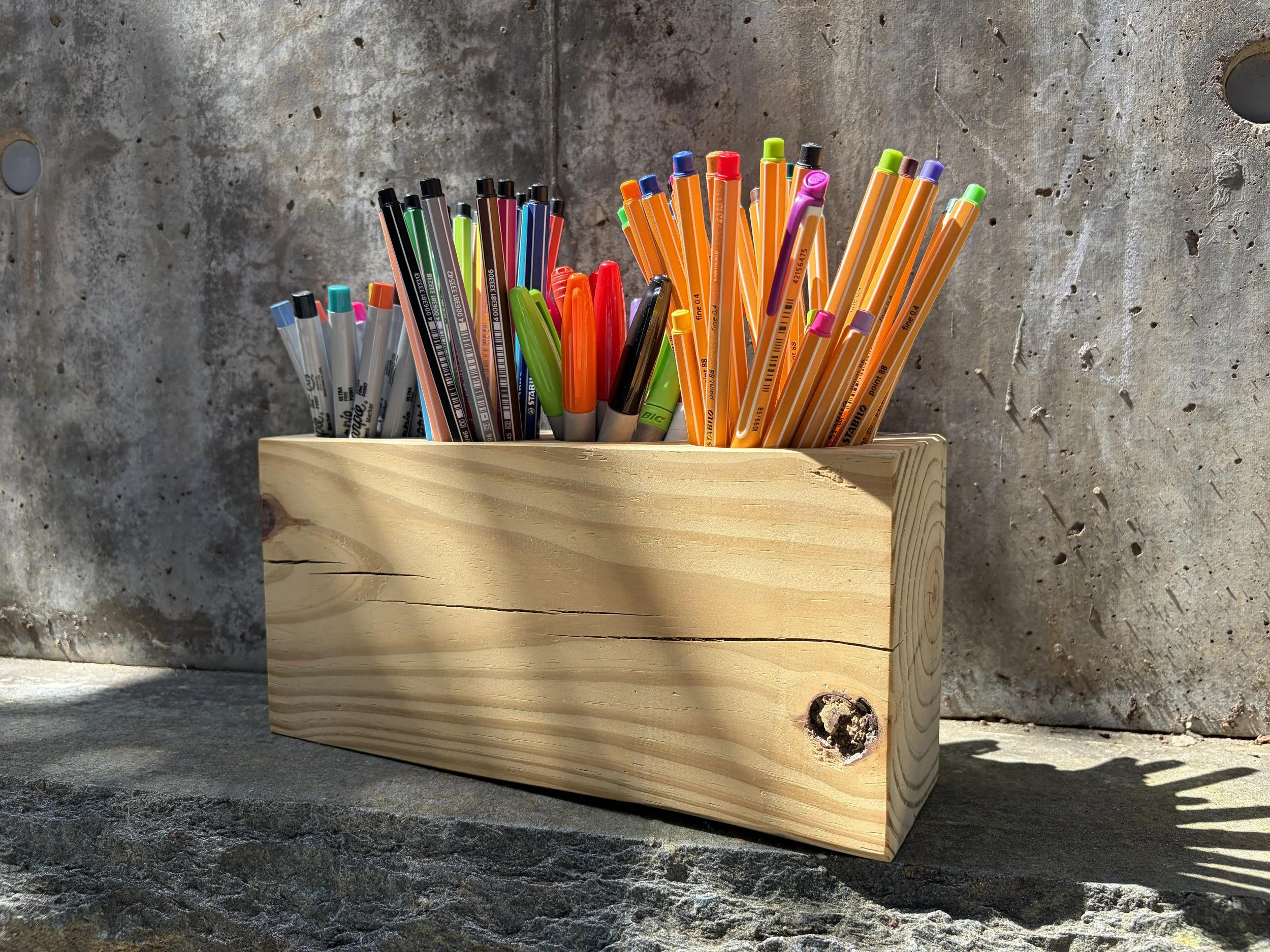 Timber Desk Caddy