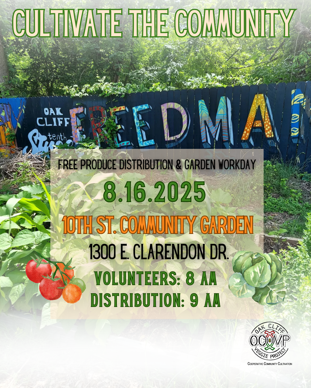 cultivate the community - 10th st. community garden