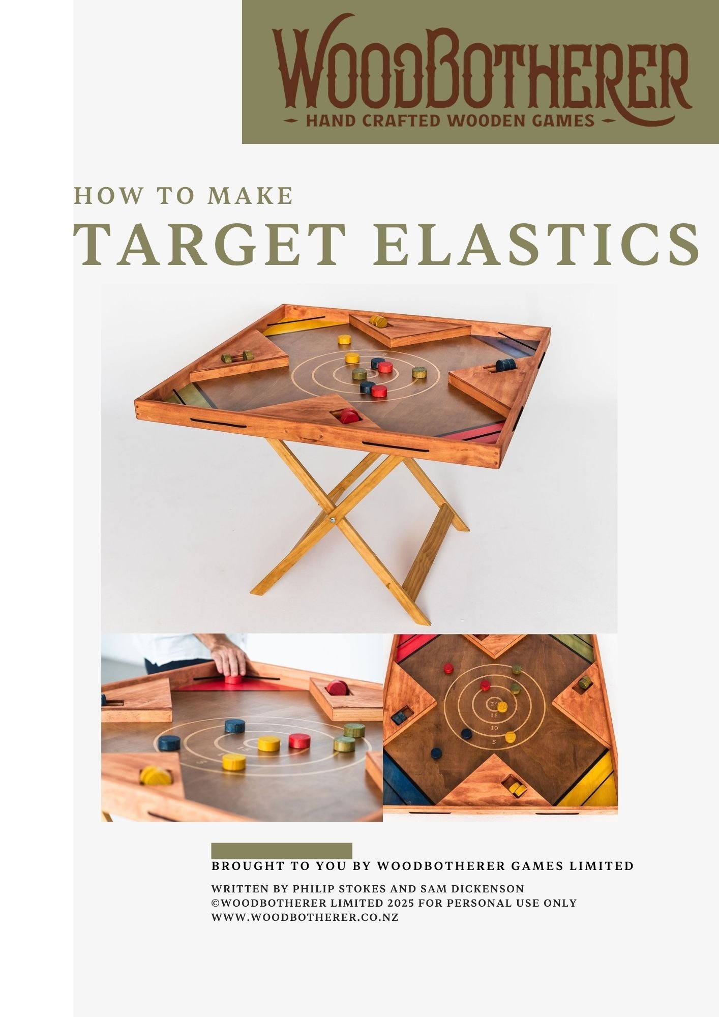 Target Elastics Game Woodworking Plan