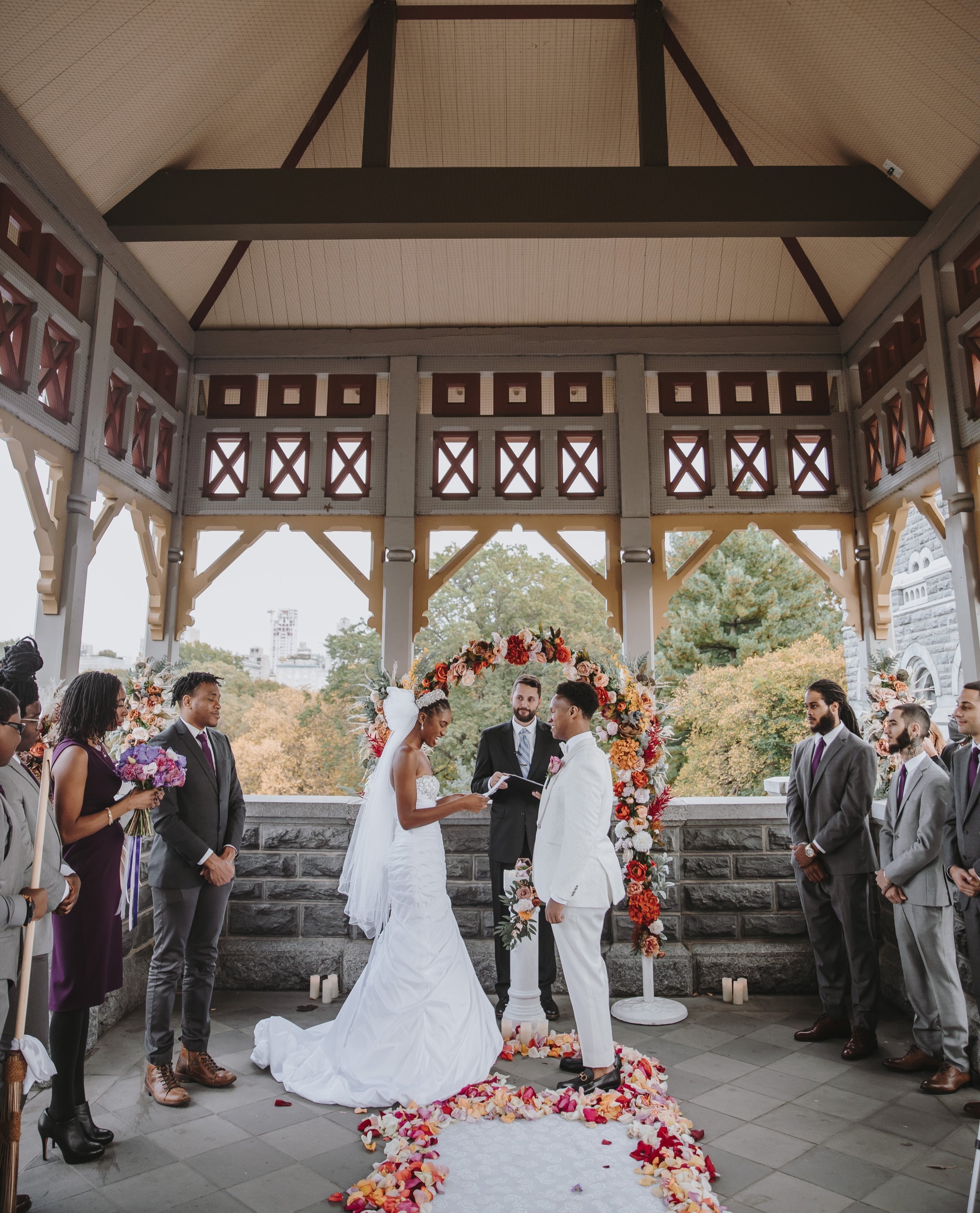 Central Park Elopement in the Rain