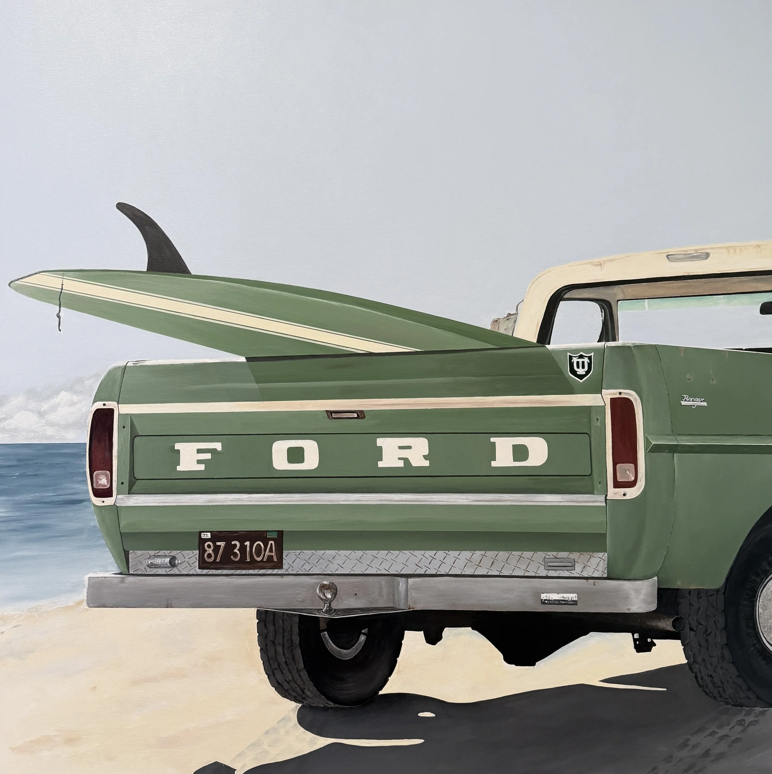 “Summer of ‘69”, 100 x 100 cm