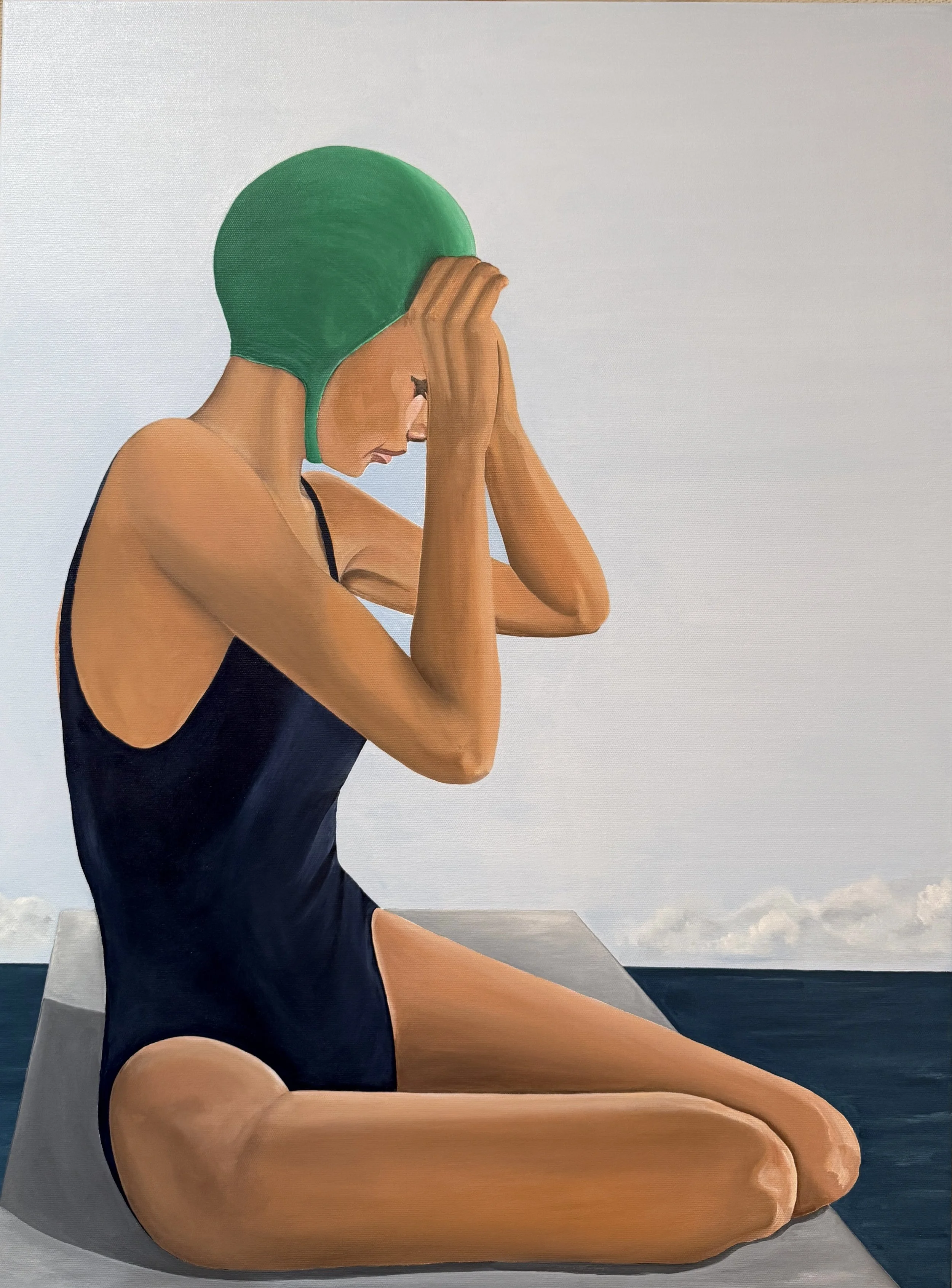 “Navy Bathers II”
76 x 101 cm
