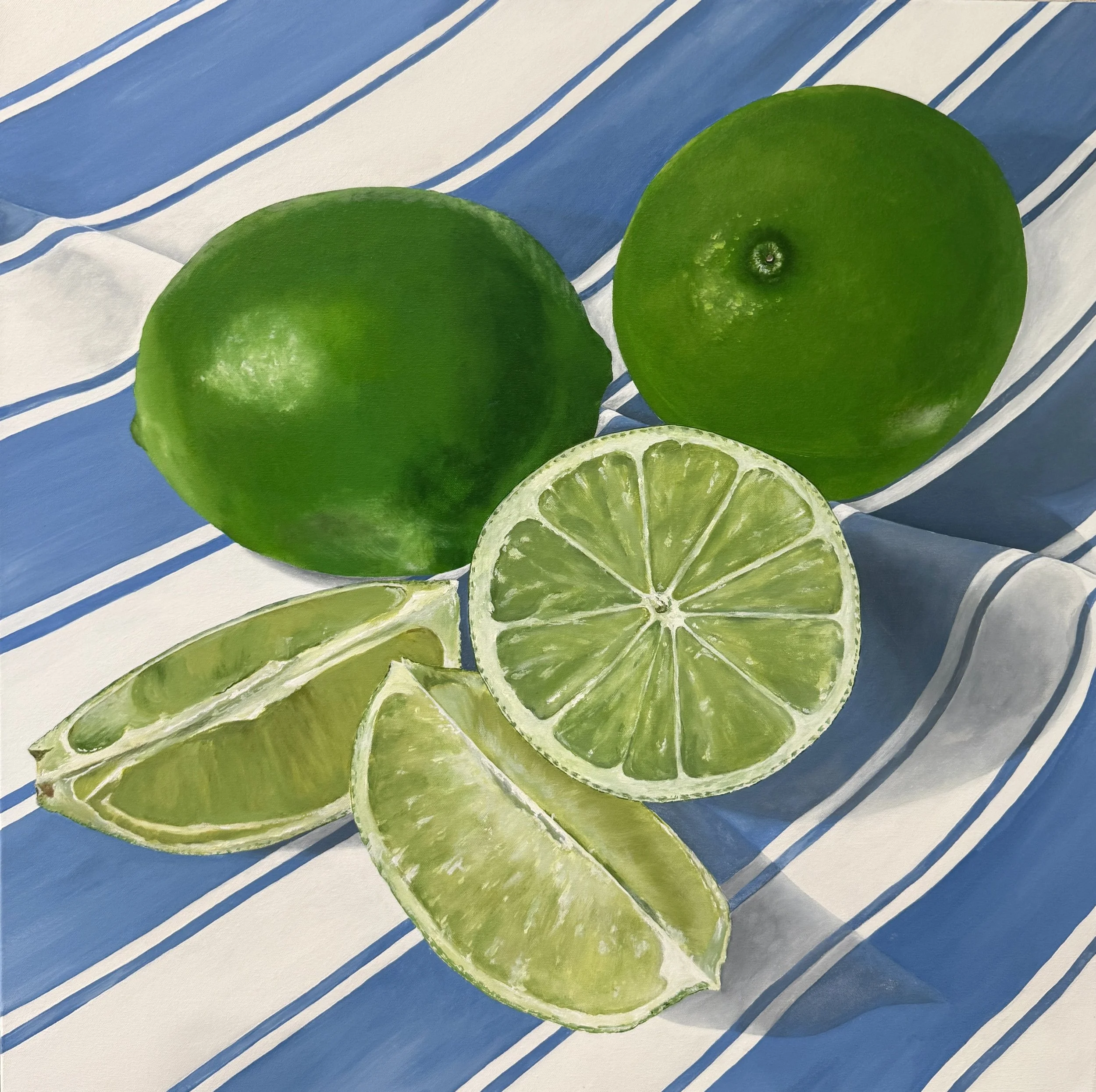 “First Pour”
76 x 76 cm