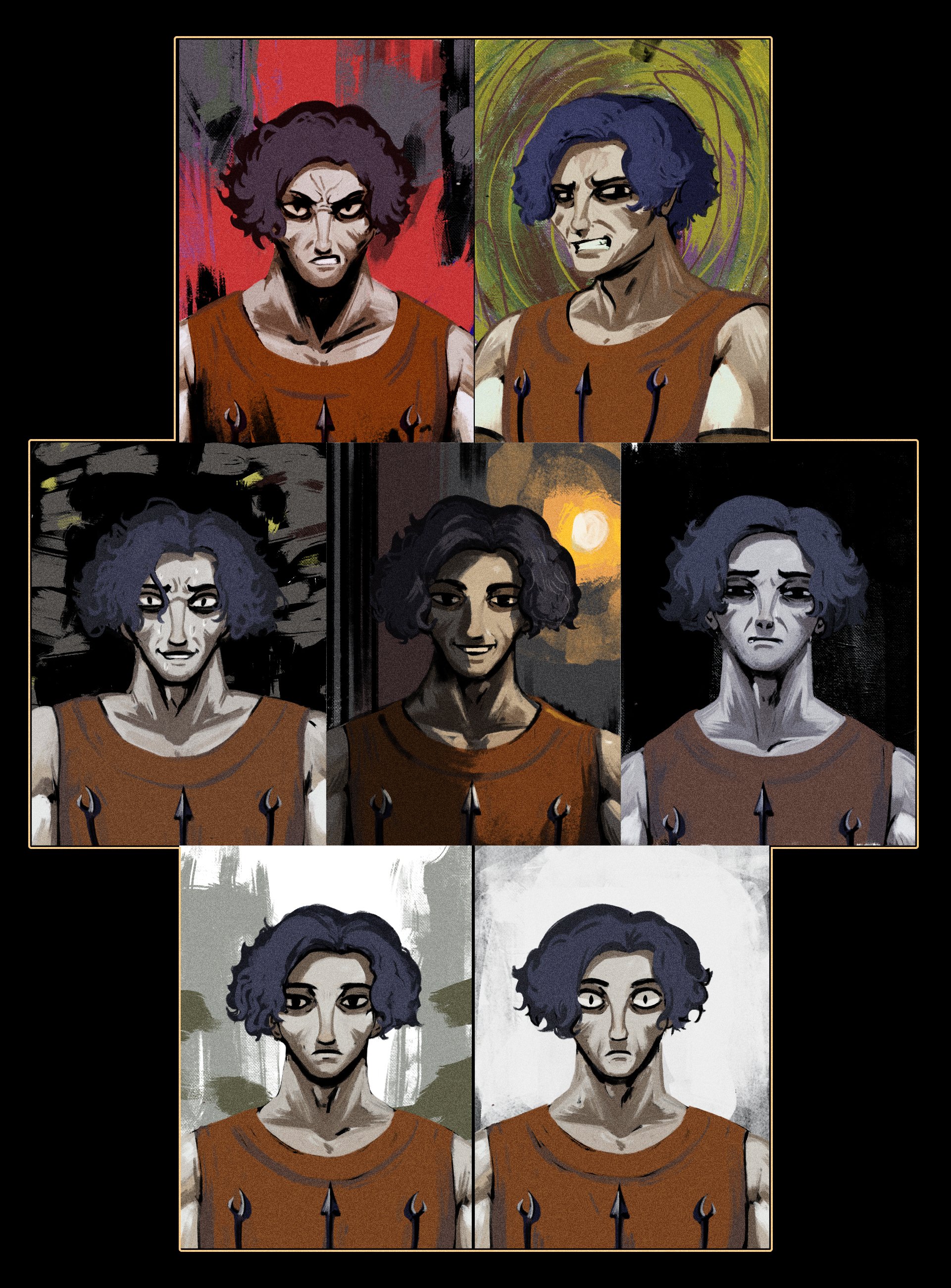 Cahara portrait icons 