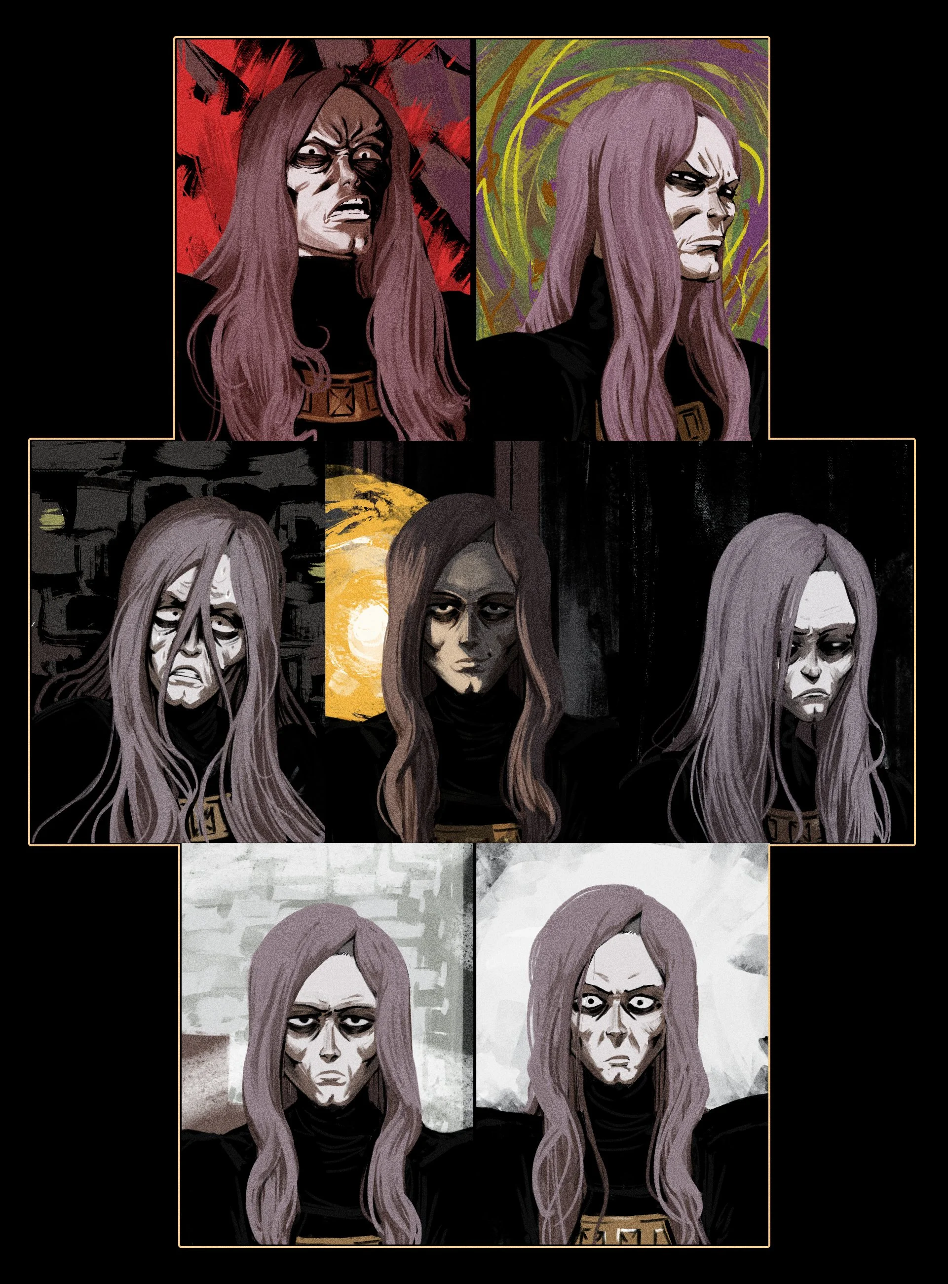 Enki portrait icons