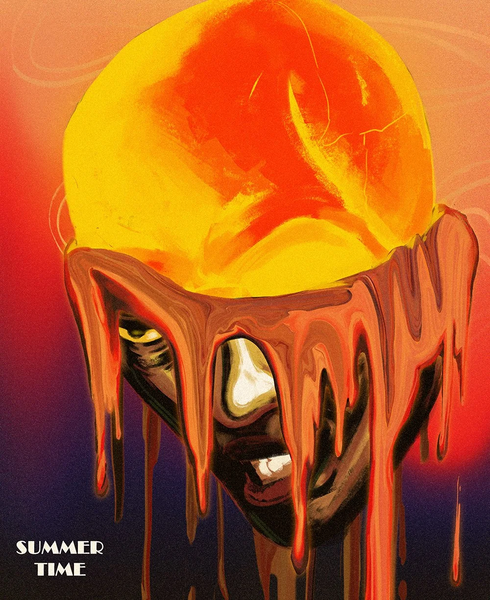 "The Summer", 18X22 in., Photoshop