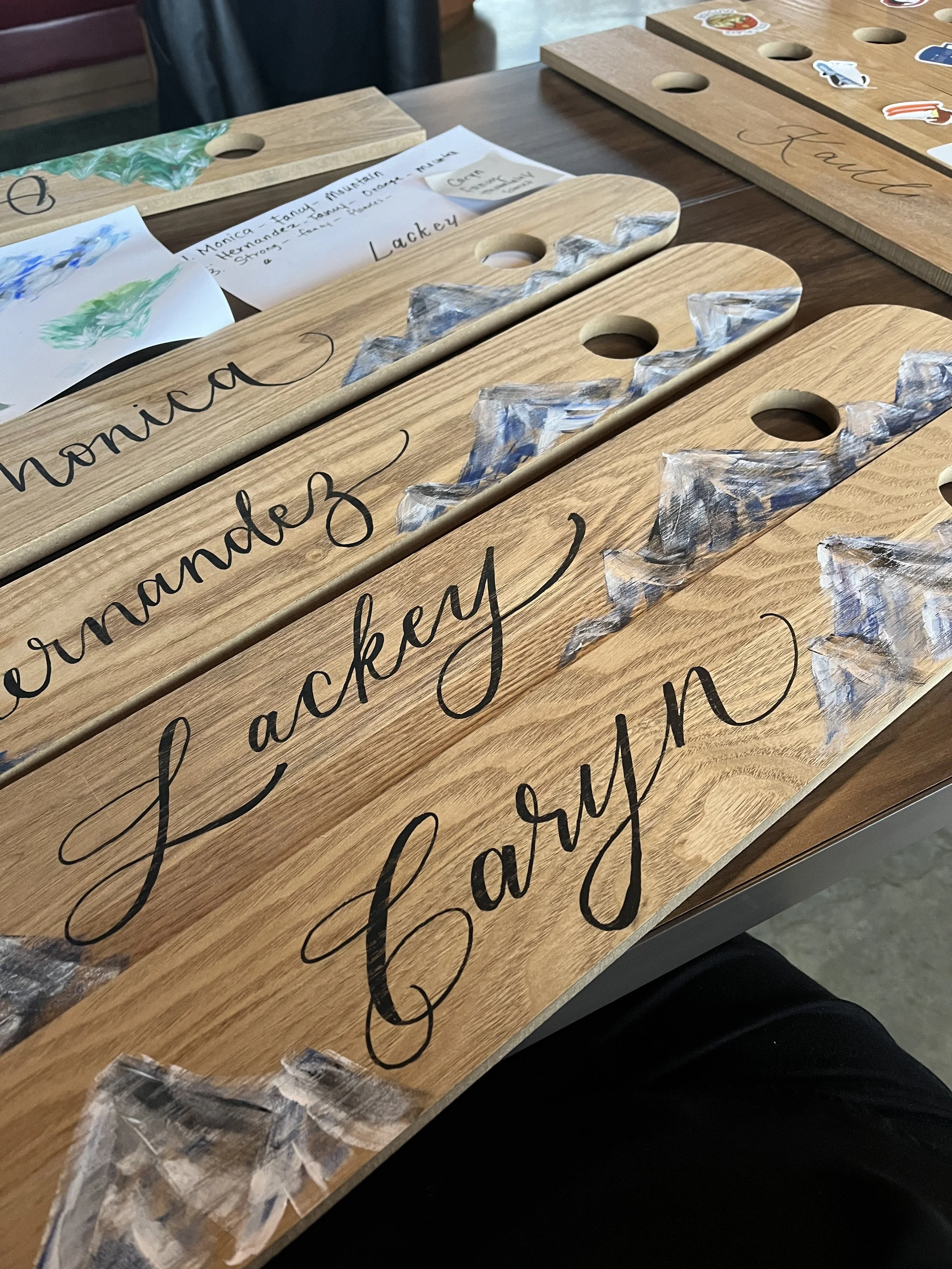 A Blast from the Past: Custom Shotskis at an 80s Ski Themed VIP Luncheon in Utah