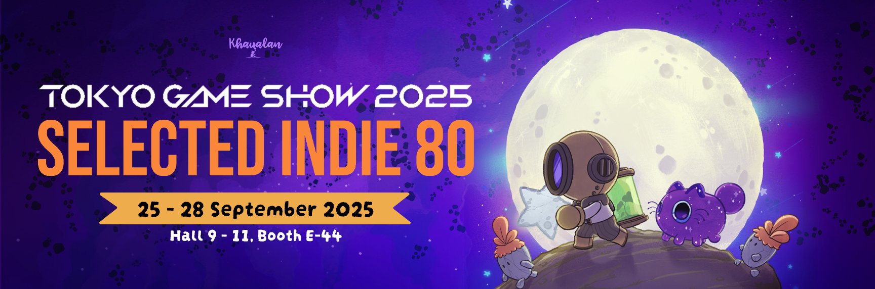 We’re over the moon to announce that our game has been selected for the Tokyo Game Show Indie80! 🌌✨