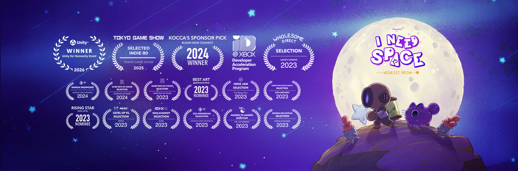 Wishlist I NEED SPACE now on Steam! 💫