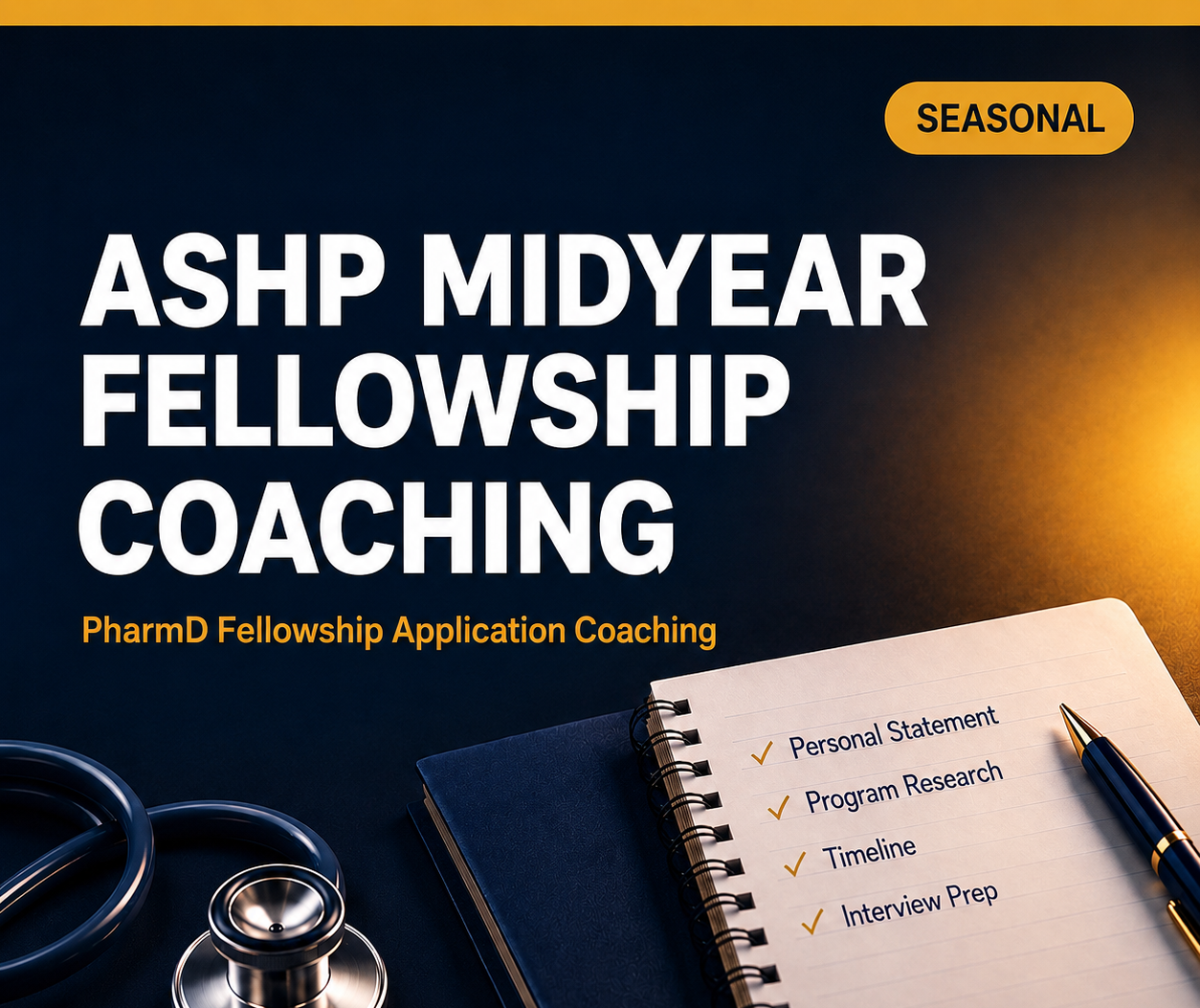 PharmD Pharmaceutical Industry Fellowship Applicant 1:1 Coaching