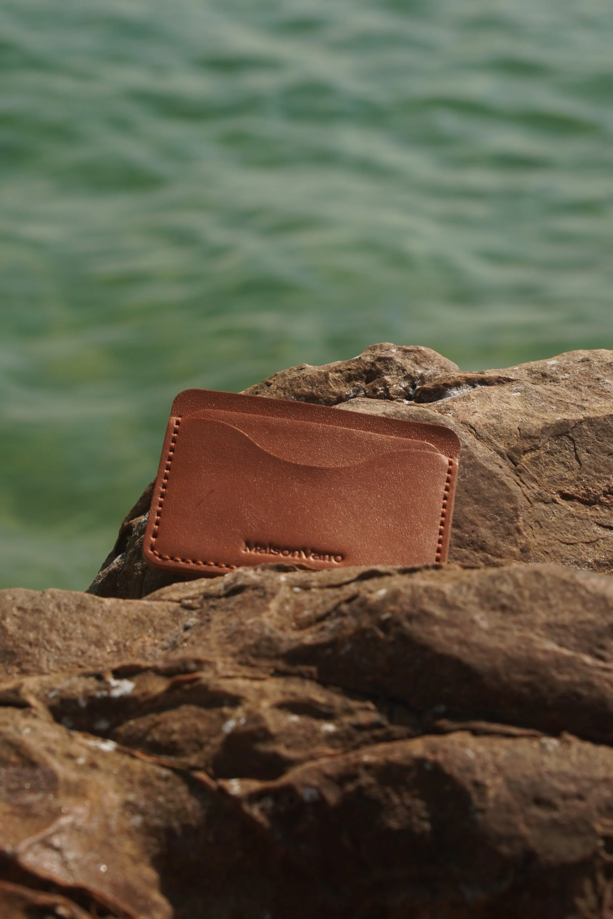 Brun Leather Card Holder