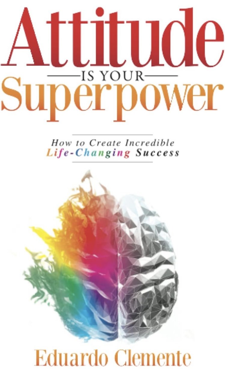 Motivation book about your attitude is your super power.