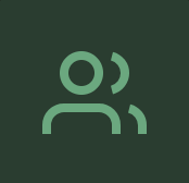 Icon of two people, representing a user or group