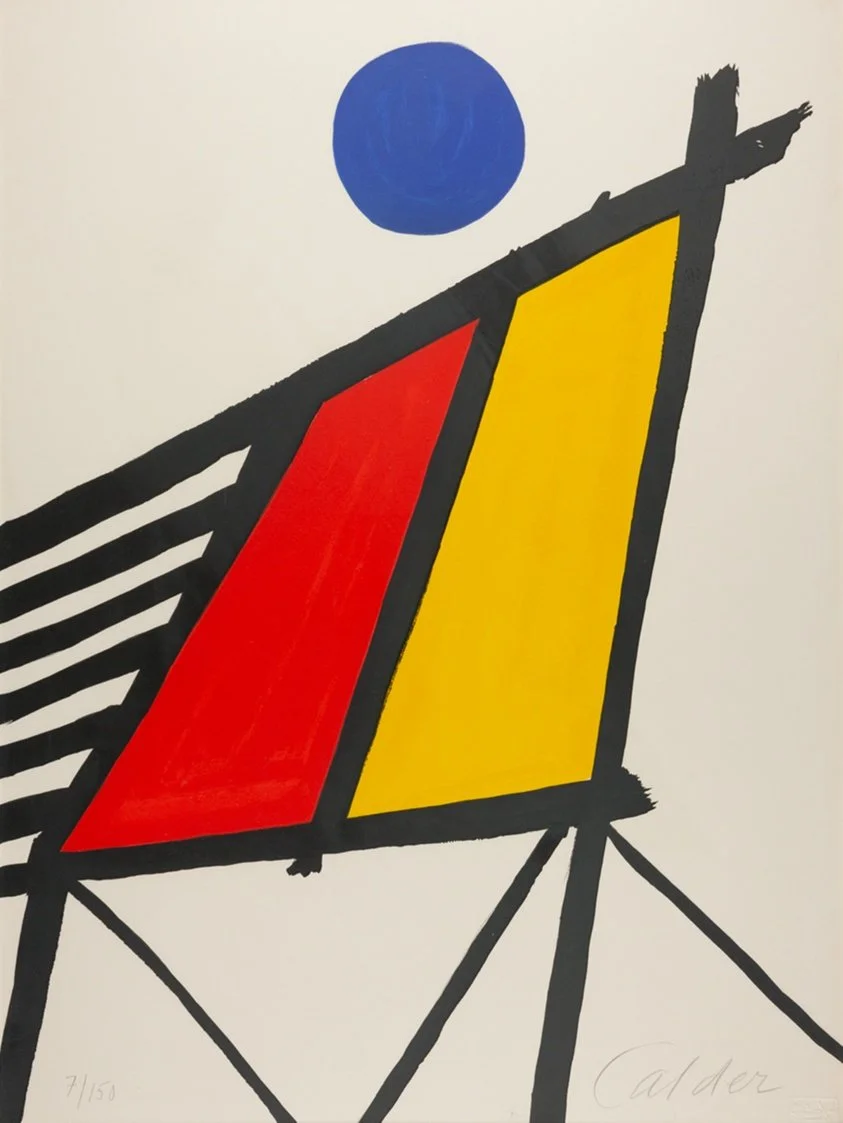 Calder Alexander. Blue Sun, from Conspiracy, The Artist as Witness. 1971. Art Institute of Chicago

© 2018 Calder Foundation, New York / Artists Rights Society (ARS), New York