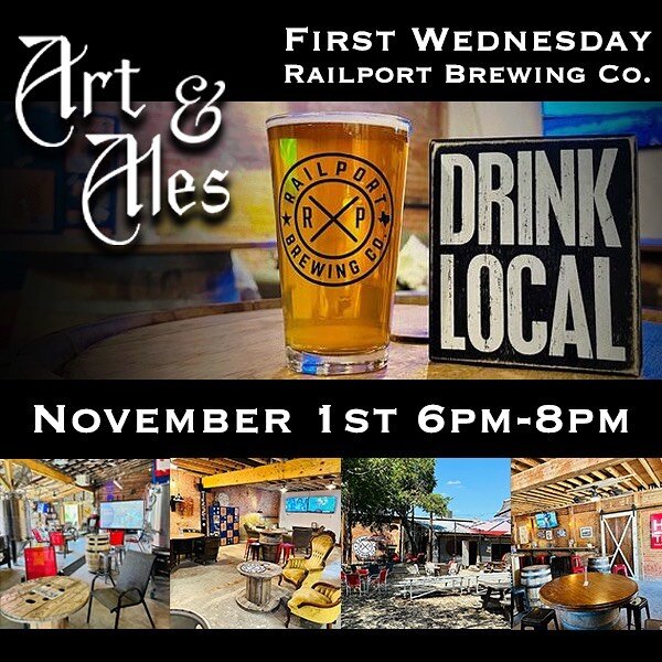 Join us for our 2nd Art &amp; Ales at Railport Brewing Company! It was a good time meeting everyone at the last event. At the end of the night we will pick three winners with first place winning a gift certificate from Satori Tattoo Collective and a 