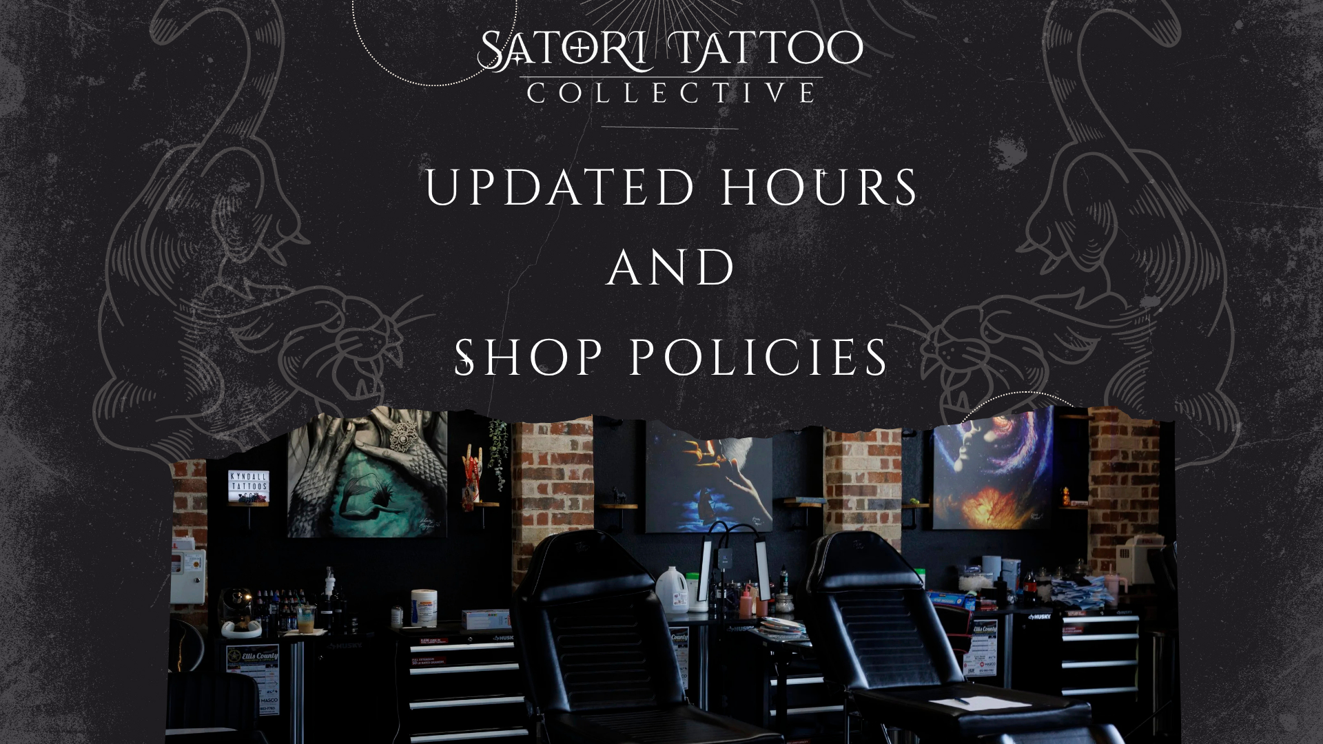New Hours &amp; Updated Shop Policies at Satori Tattoo Collective