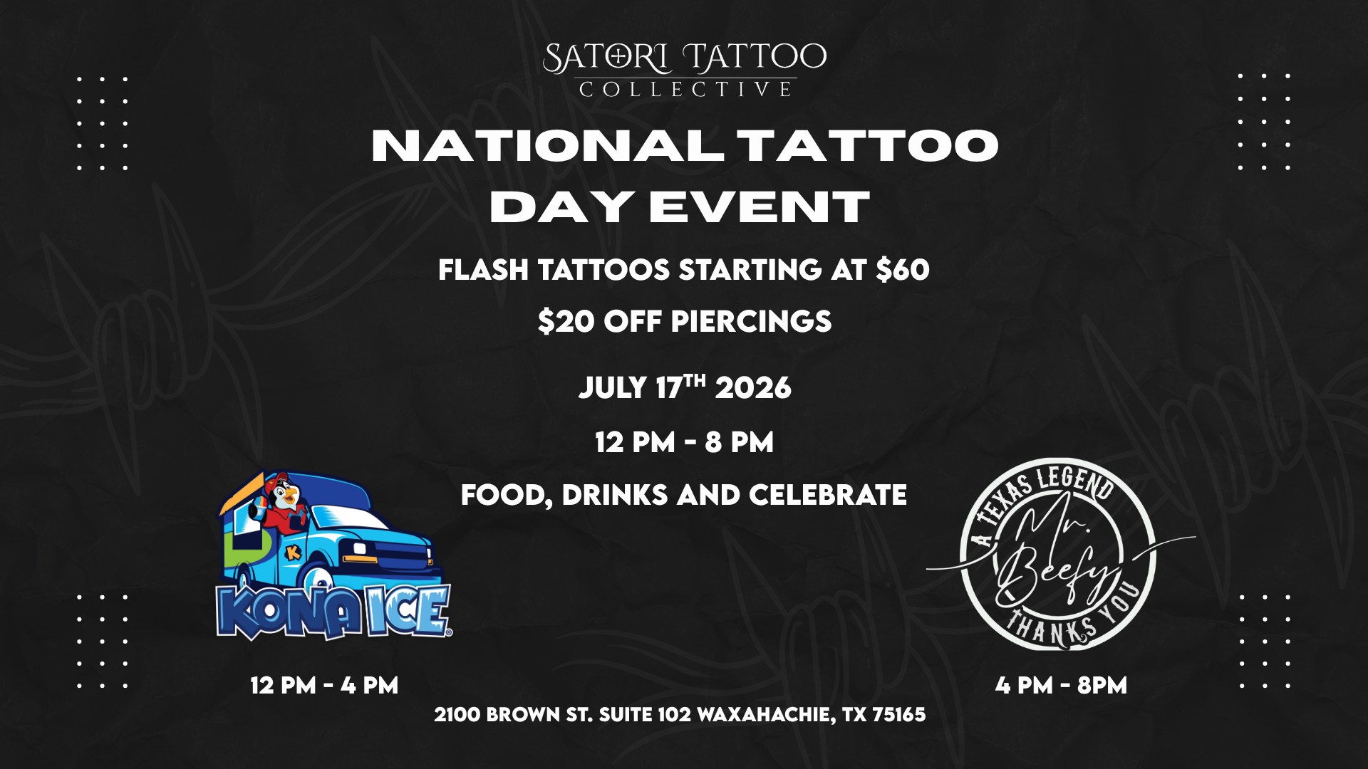 Celebrate National Tattoo Day at Satori Tattoo Collective!