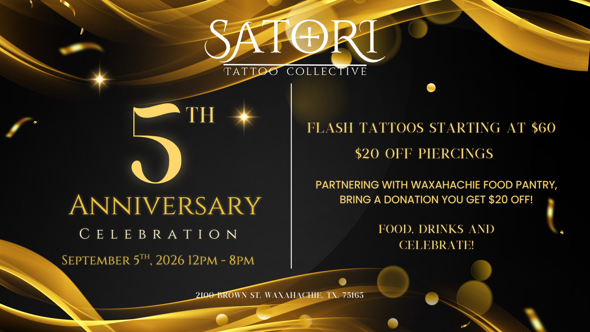 Satori Tattoo Collective Celebrates 5 Years!