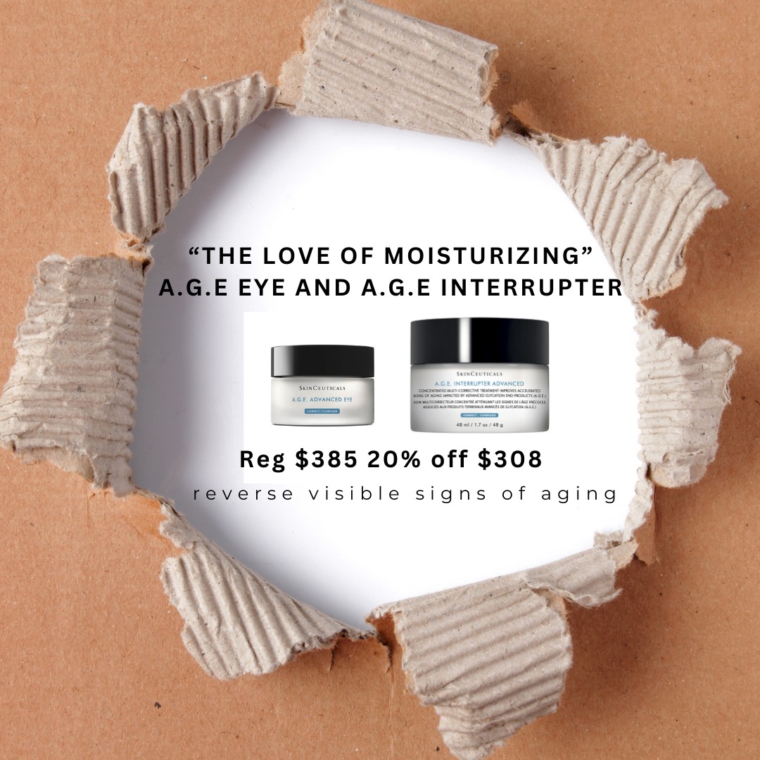 "The Love of Moisturizing" A.G.E. Eye and A.G.E. Interrupter Face
