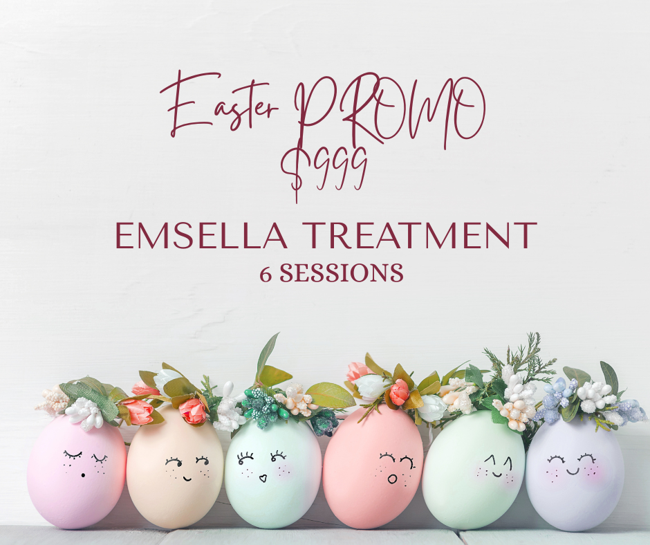 Emsella Treatment for strengthening the Pelvic floor muscle Easter Promo