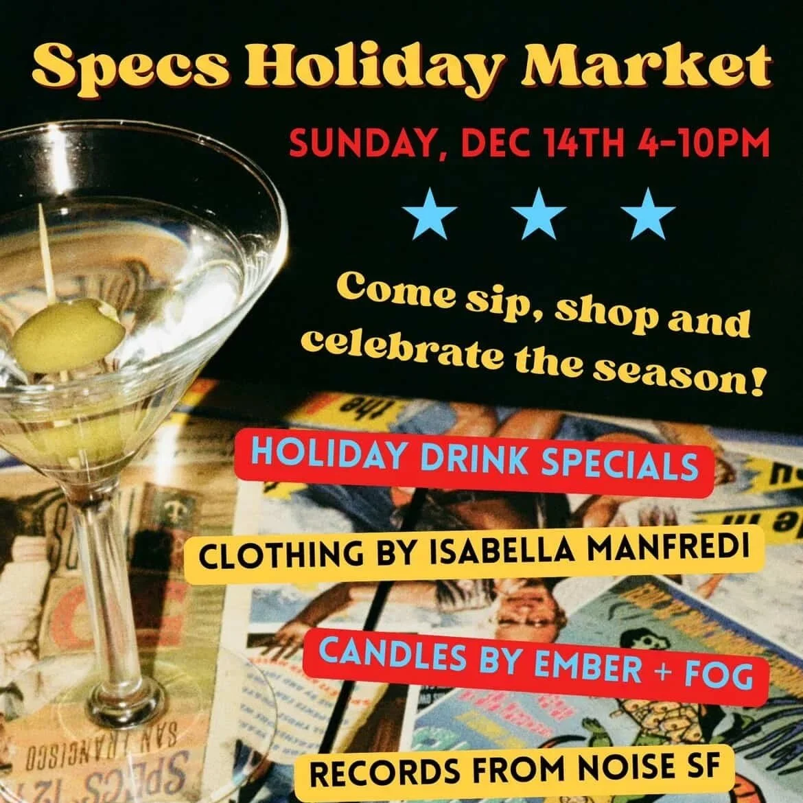 Specs Holiday Market in North Beach