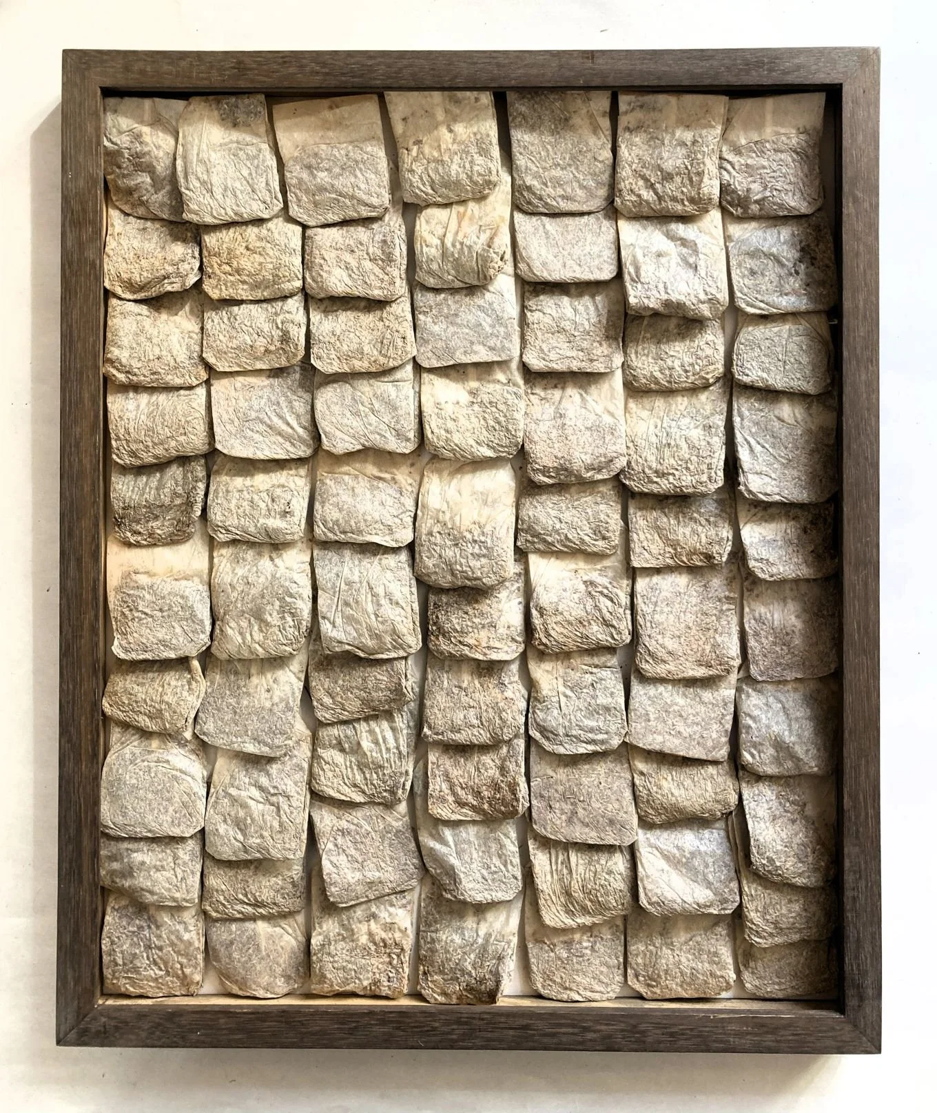 o.T., 2025, Teebeutel (Ingwer Orange), 
40 x 30 cm