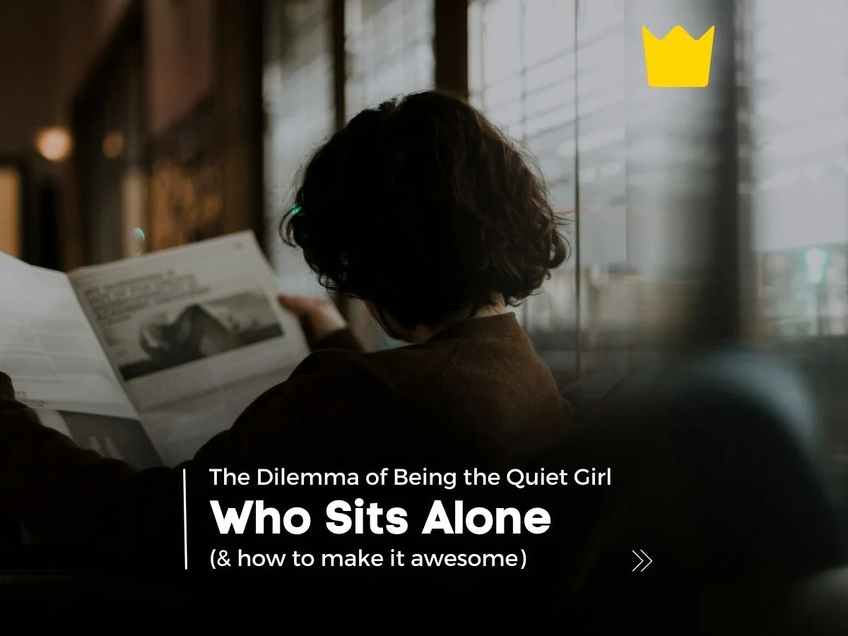 quiet girl who sits alone