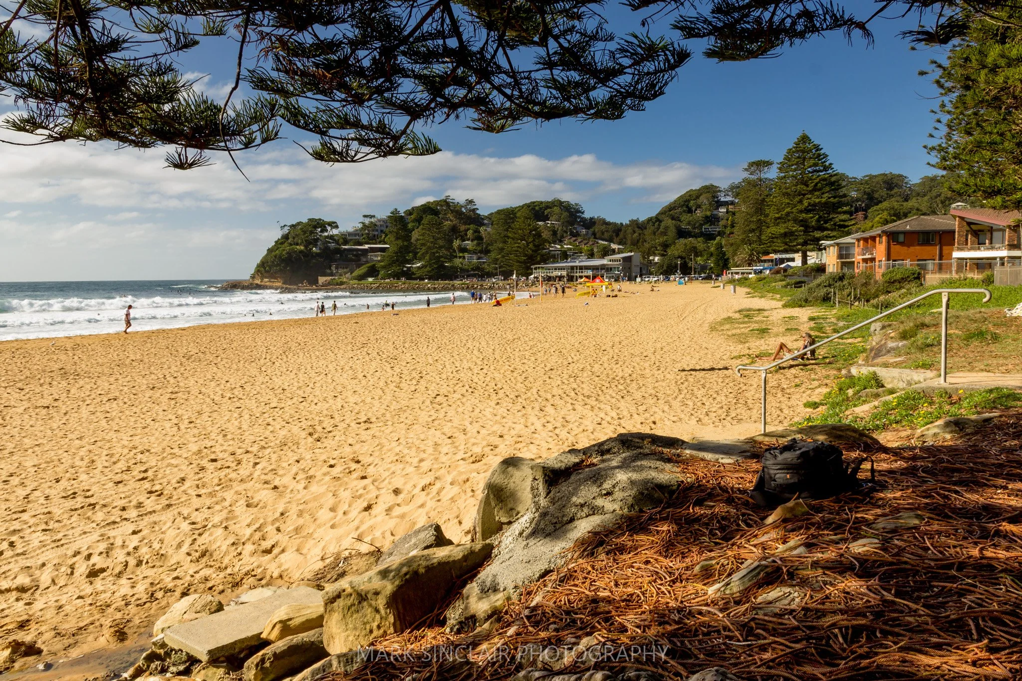   Avoca Beach looking south towards the Surf Club  