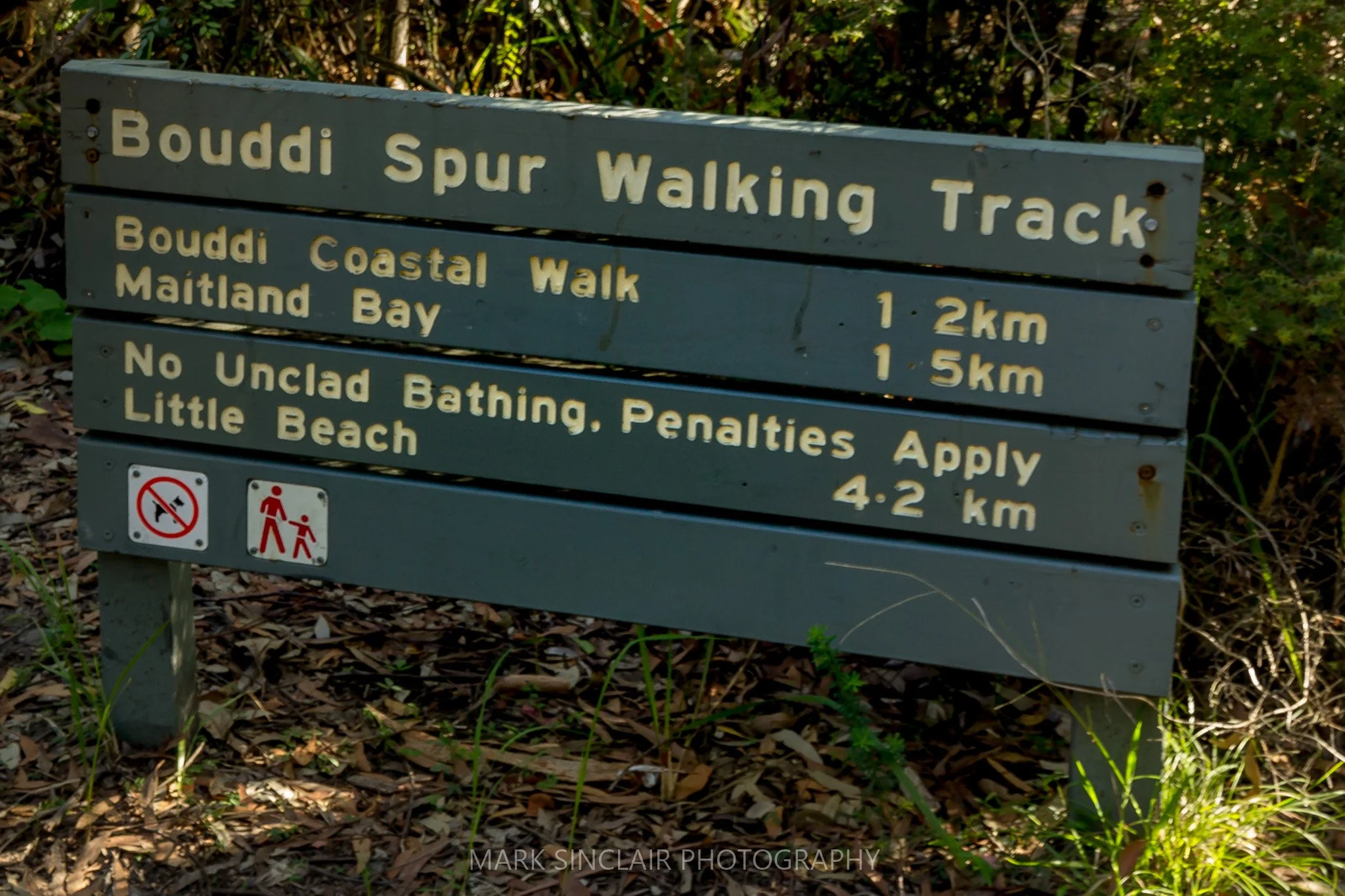   We saw this sign and thought the walk would be easy!  