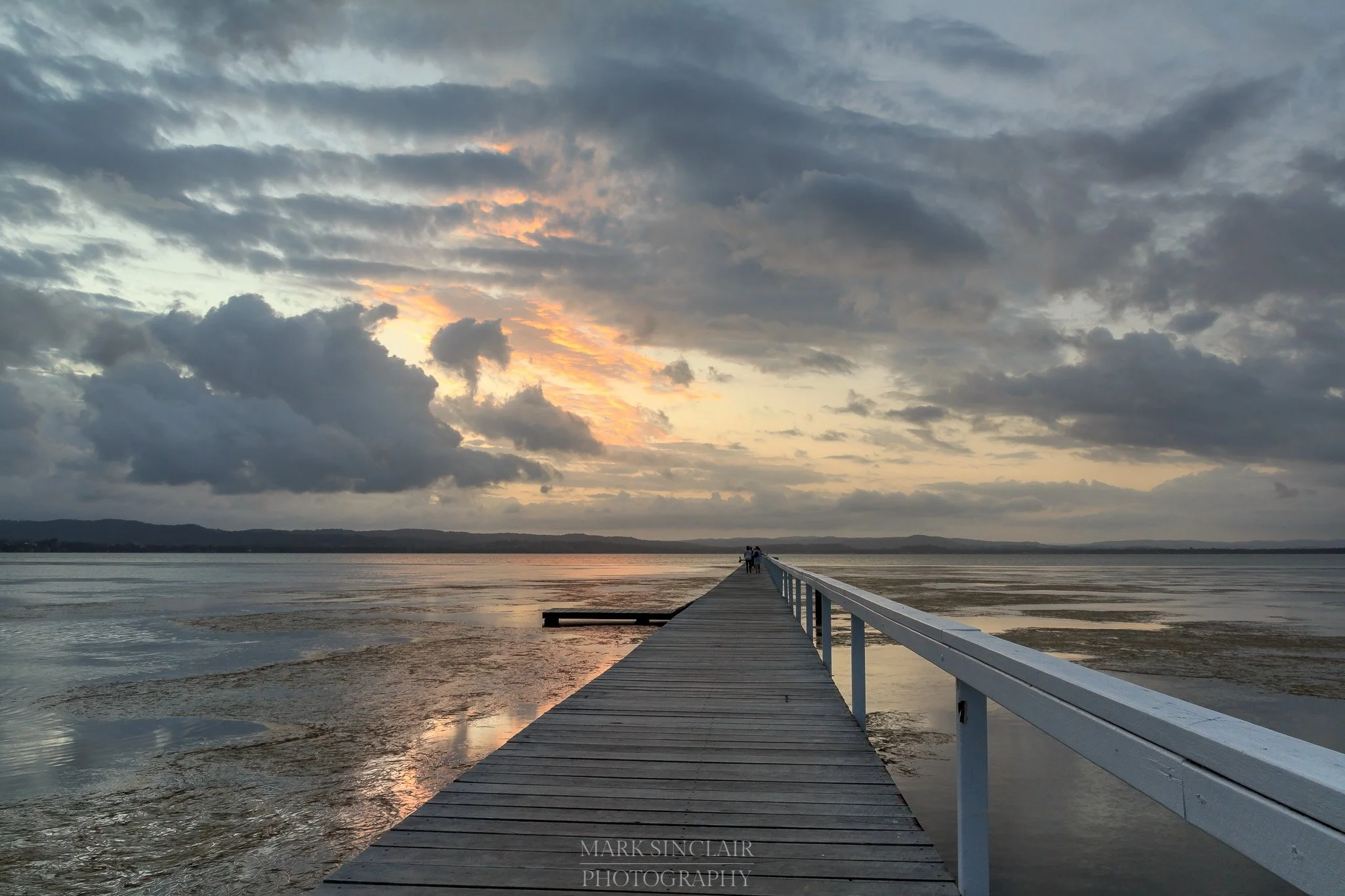   The view over Tuggerah Lake from the Long Jetty  