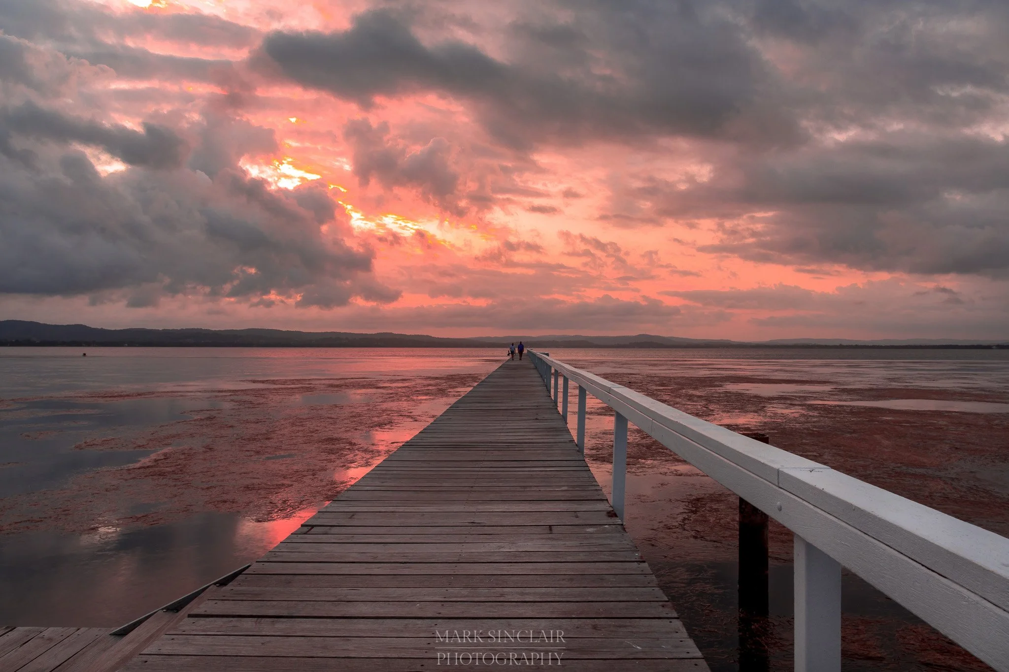   One of those magical sunsets when the sky exploded into colour  
