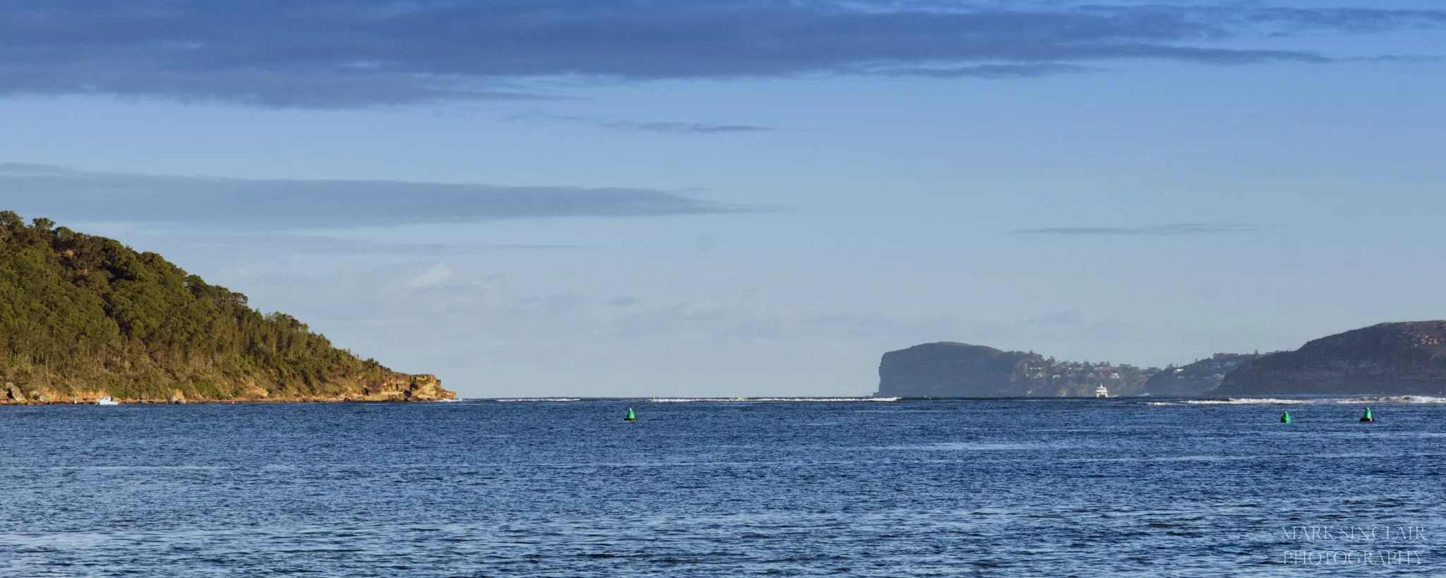   Looking south towards Sydney  