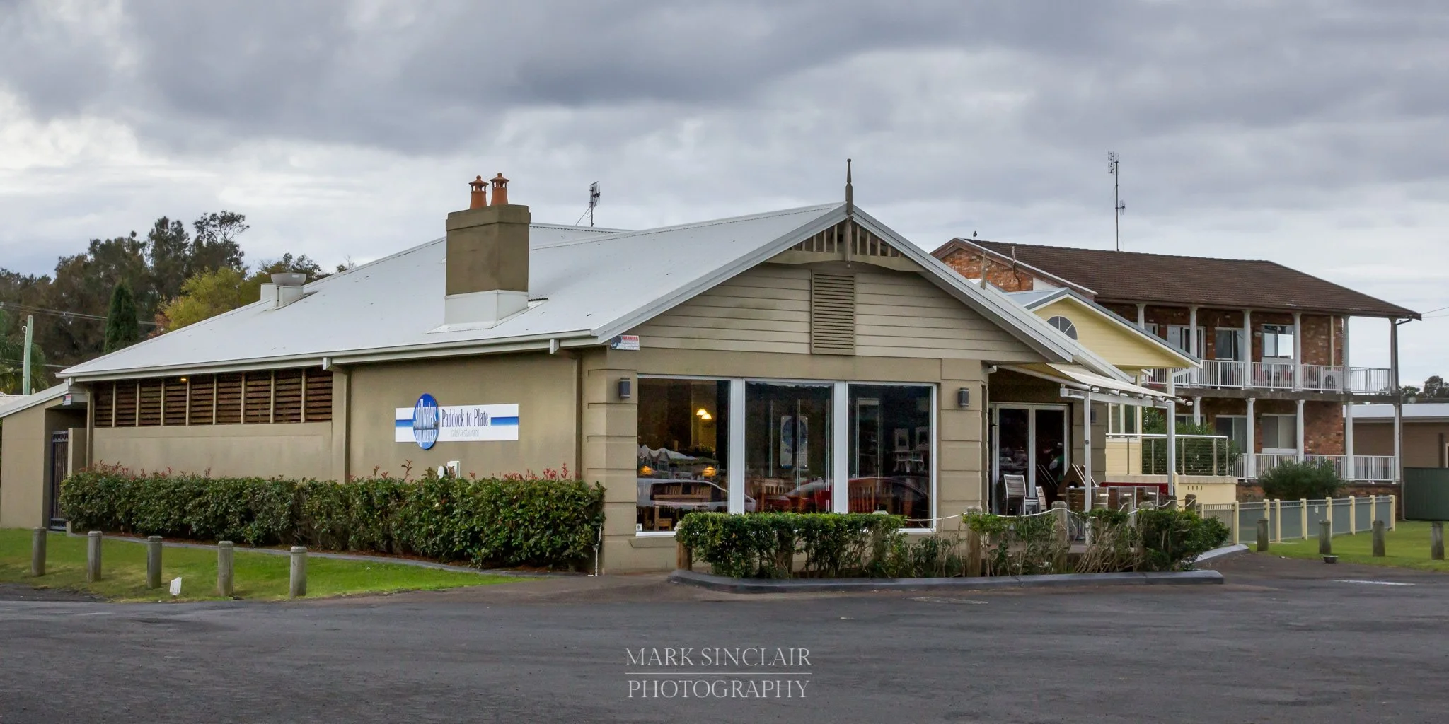   The new “Paddock to Plate” waterside cafe  