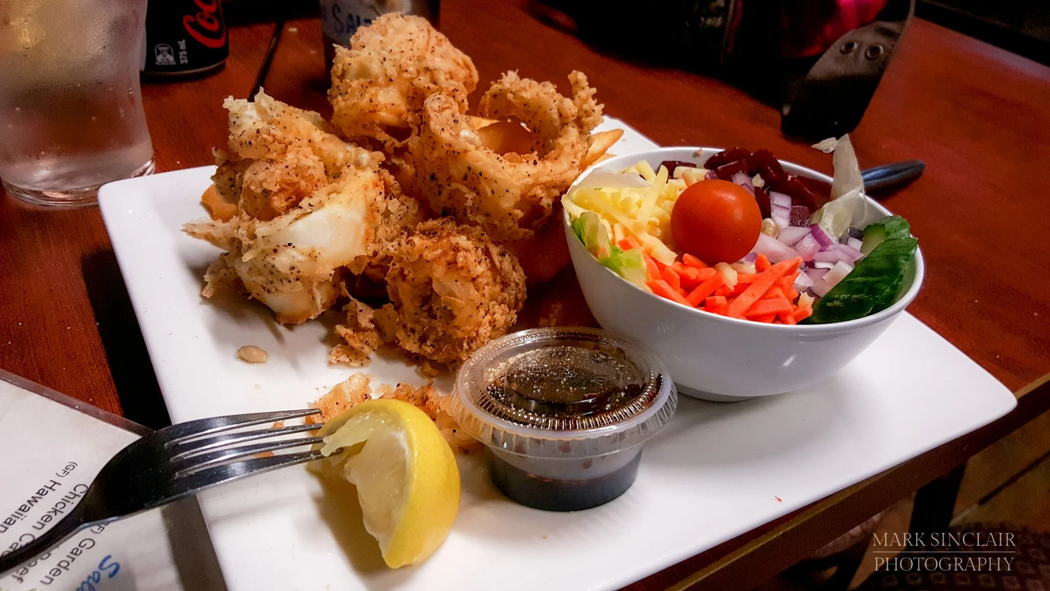   The delicious Salt and Pepper Squid  