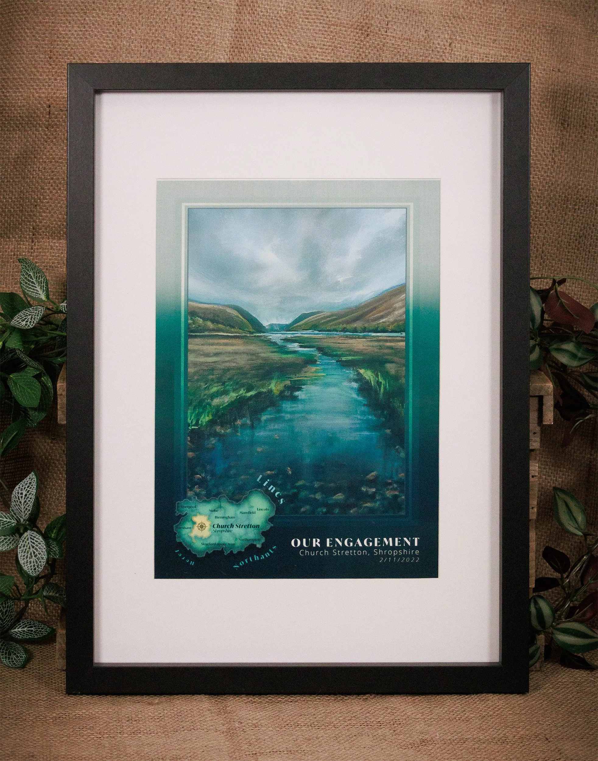 The Lakes Custom Art Print