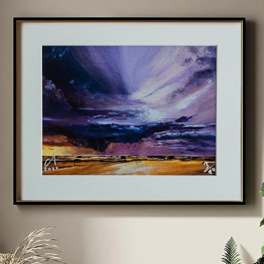 'Storm at Dusk' - Limited Edition Landscape Art Print