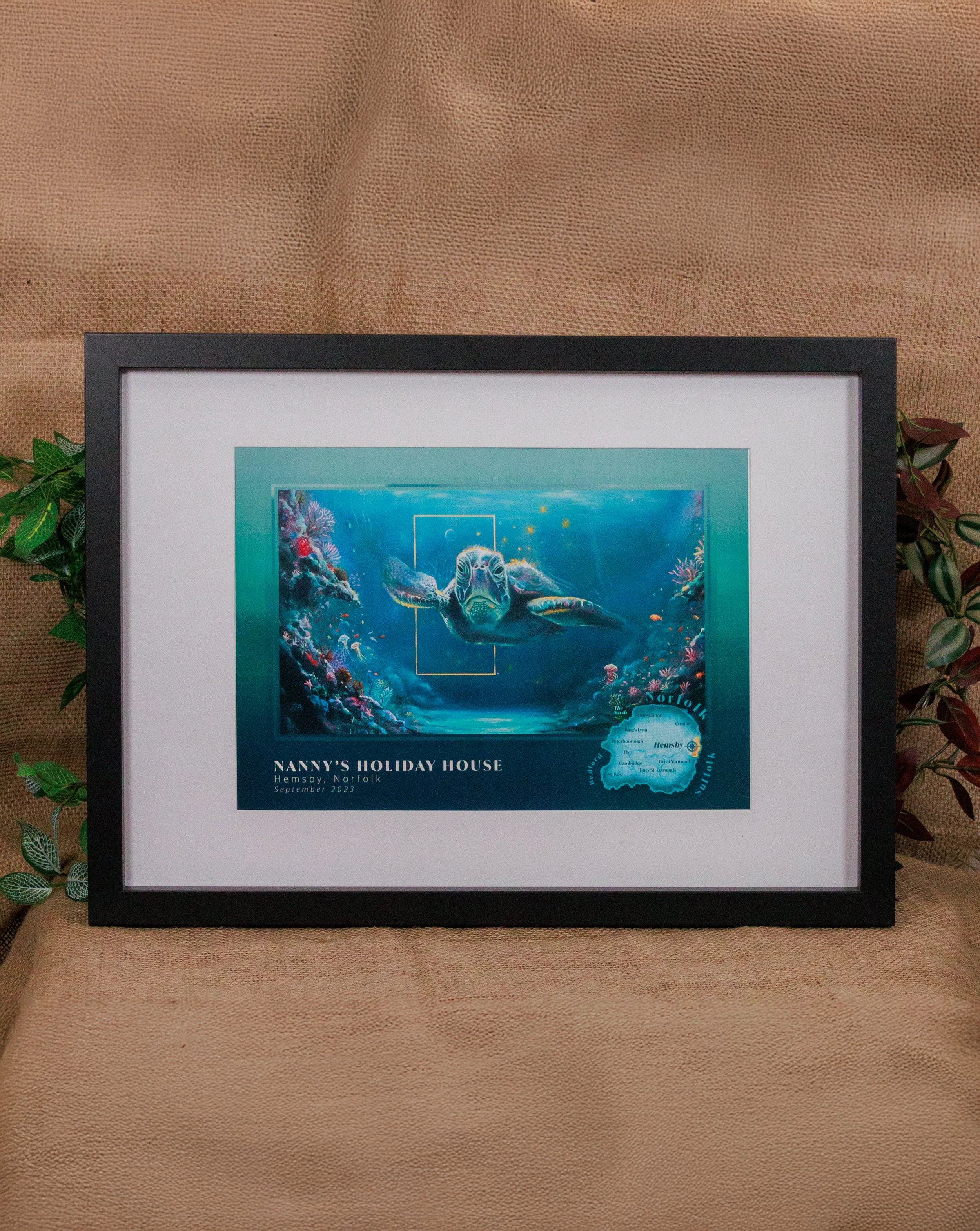 Ocean Serenity Custom Art Print