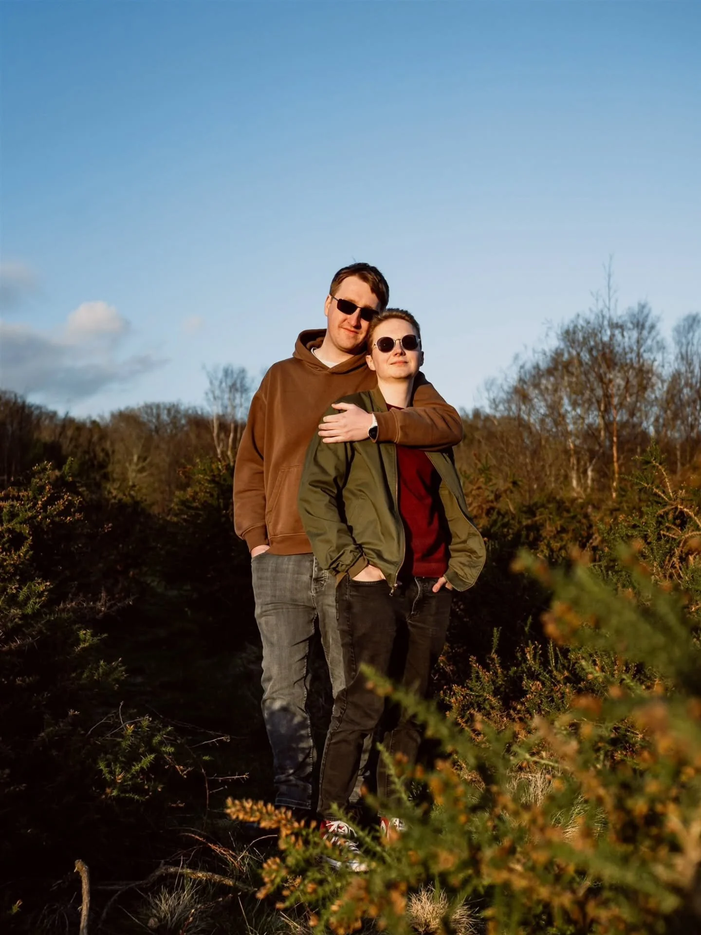 L &amp; M 

Spring evenings &amp; couple shoots make the dream combo

Lars &amp; Michael chose to include a couple shoot to help them get rid of those camera nerves. Can you spot any nerves in these photos? 

These shoots are relaxed; a chance for us