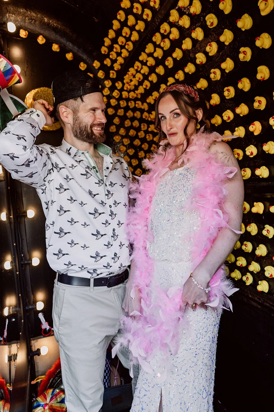 A couple being themselves during their wedding photography in Birimingham