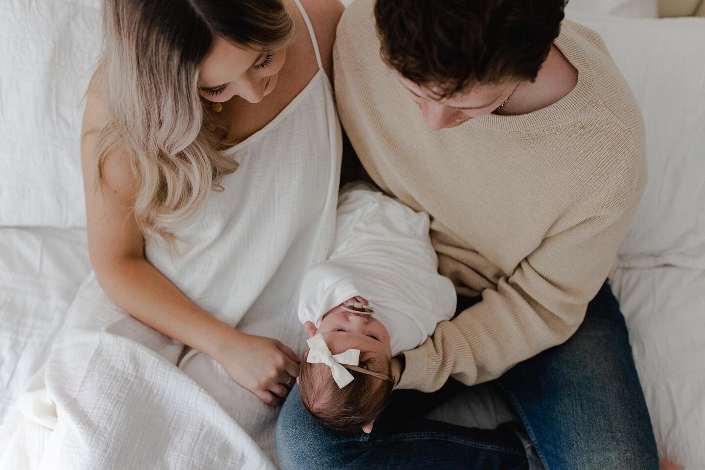 Last month Jared &amp; Beth welcomed sweet baby Vivienne into their lives and we got to capture these special memories in their home while she was still little! Newborn photos are so special because those moments pass soooo freaking fast! Looking bac