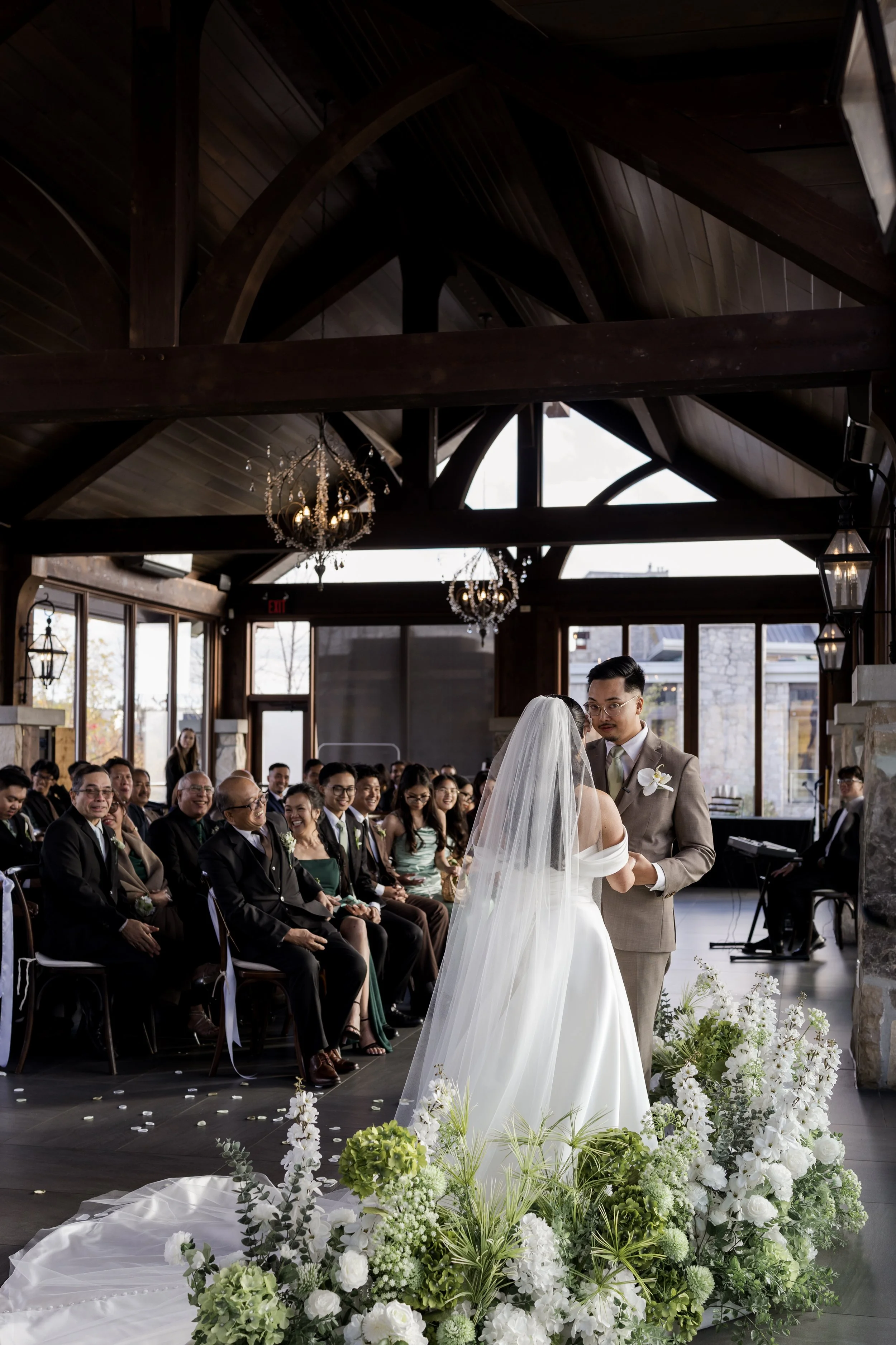 A Joyful, Faith-Filled Fall Wedding at Cambridge Mill || N+T