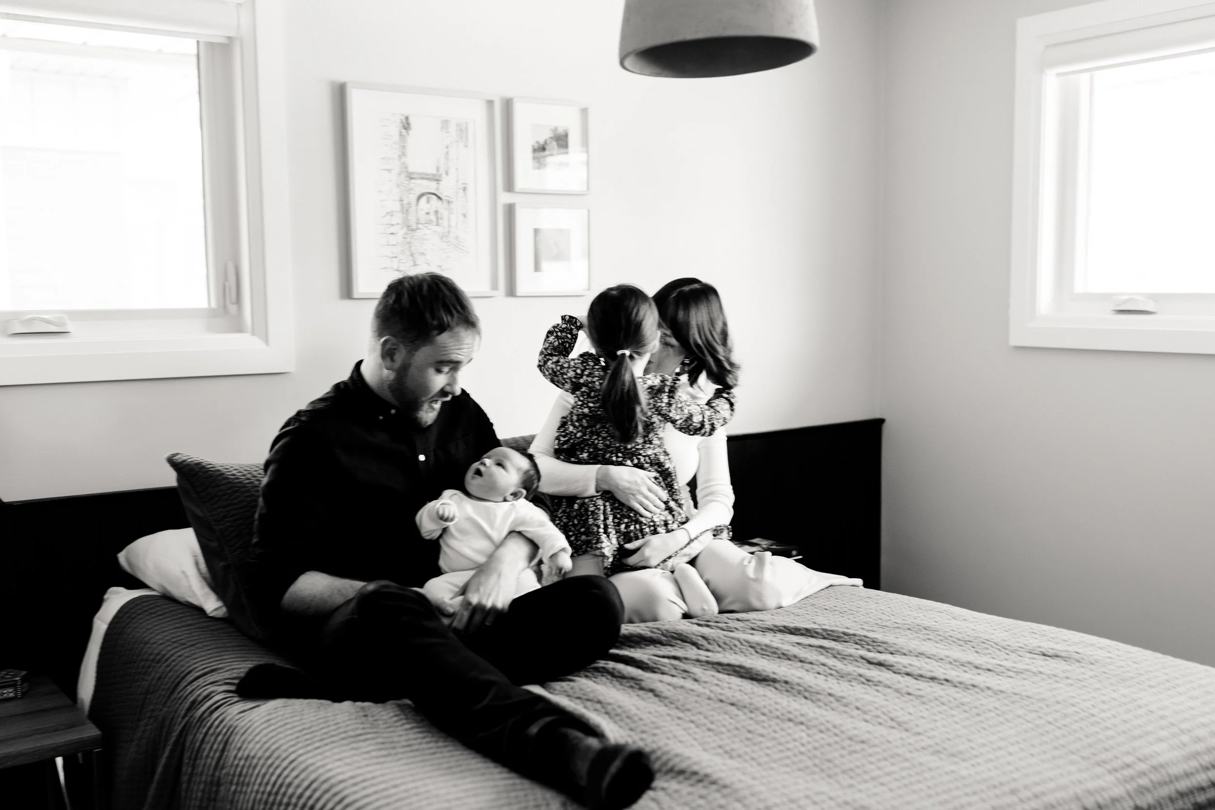 Dreamy Kitchener Lifestyle Newborn Photography || Baby Leona