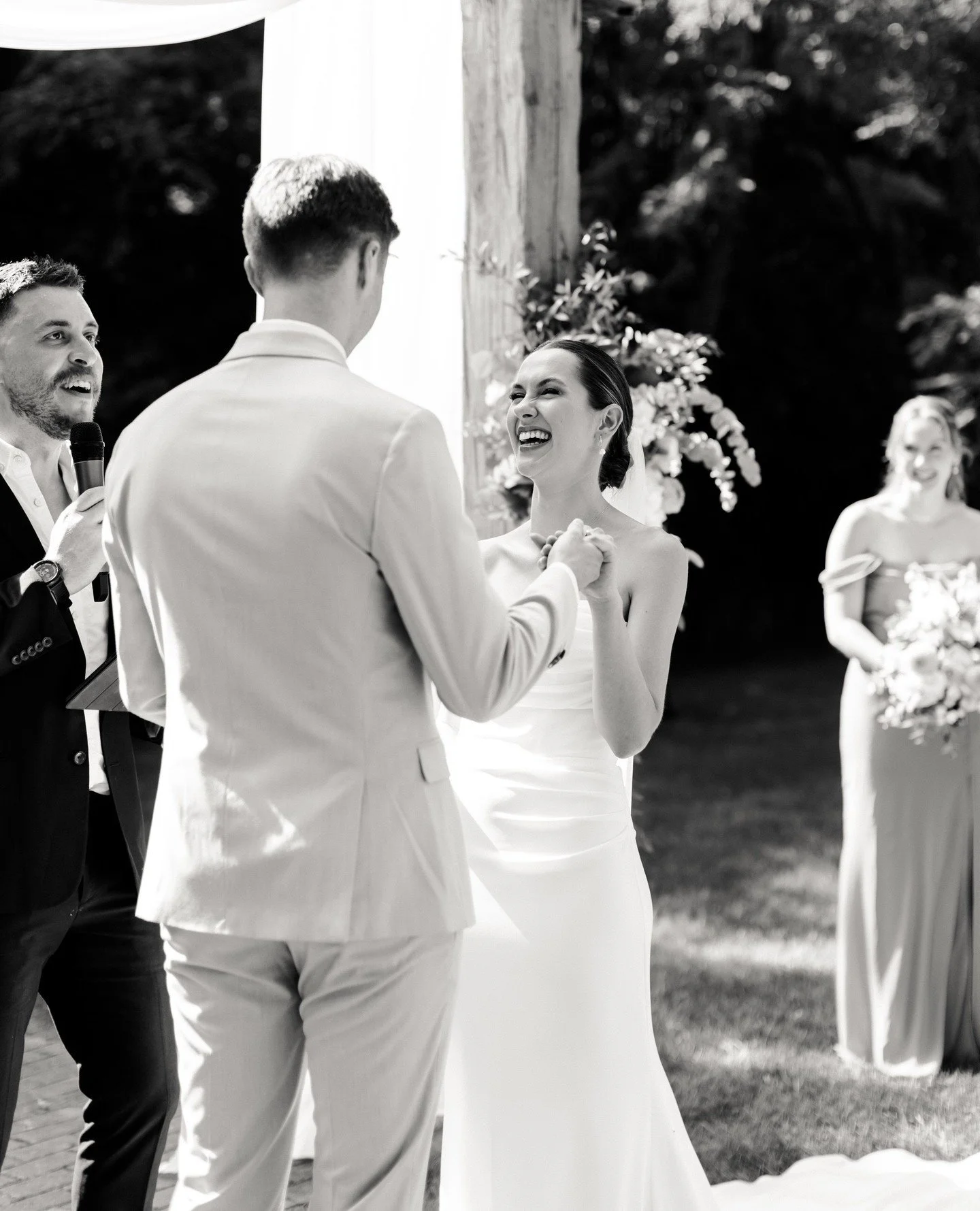 Getting to photograph friends wedding days will never not be special! ⁠
⁠
L+A  were so intentional about every part of their day. From sharing letters with their parents and spending time in prayer that morning, to reading personal letters to each ot