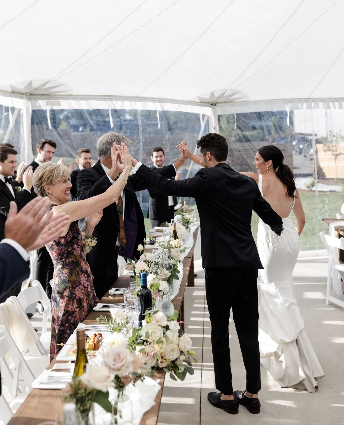 Good vibes + good company💛⁠
⁠
E+T at Wakefield Estate! ⁠
⁠
The team!⁠
@bonsai.creative⁠
@wakefield_estate ⁠
@cameronsflowershopkw⁠
@creativityonme ⁠
@pearlgirlmakeupstudio⁠
@monbijoubride ⁠
@blackcreekmusicdj⁠
⁠
#DocumentaryPhotography⁠
#LifestylePh