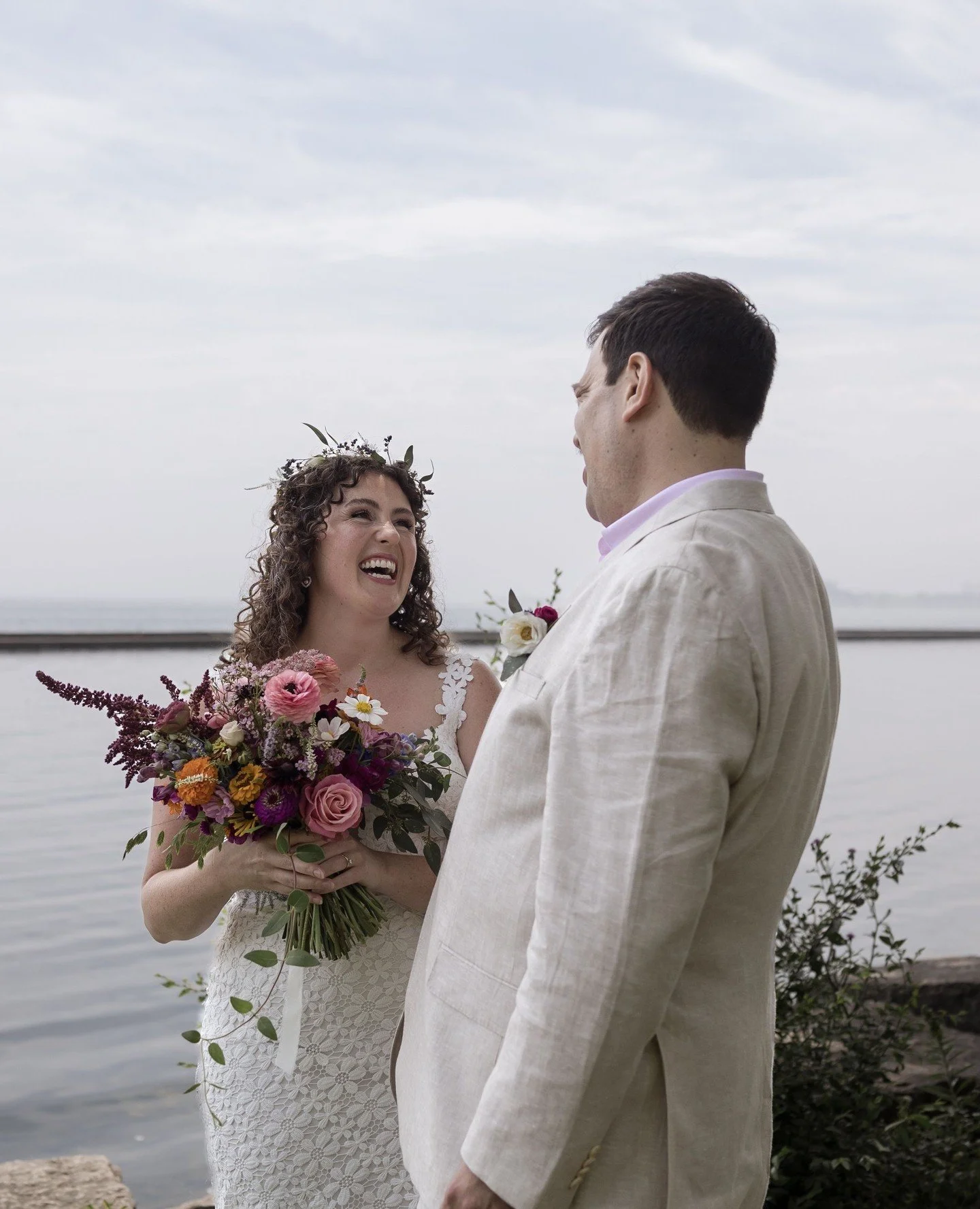 I honestly have not gotten to sharing enough about M+E's Toronto Day! I can't wait to tell you all about the reception, ceremony + all the ways they made it their own (so unique and so special). ⁠
⁠
BUT for now, enjoy this stunning first look !!⁠
⁠
T