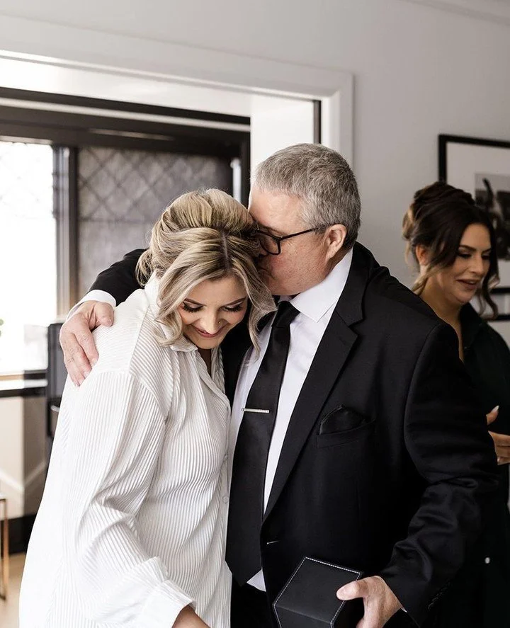 Wedding days are quite obviously about the couple!! Starting a life together, marriage and of course, their love! ⁠
⁠
But moments like this also remind us that weddings are about family, gratitude and the people who have loved us for a long long time