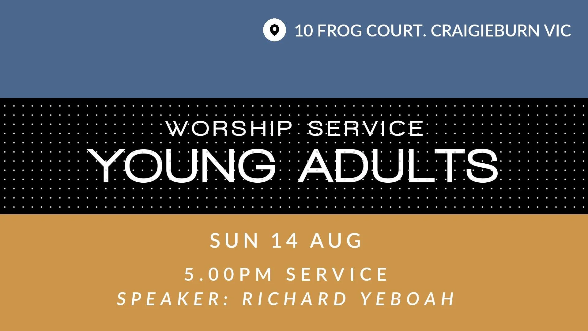 Young Adults Worship Service